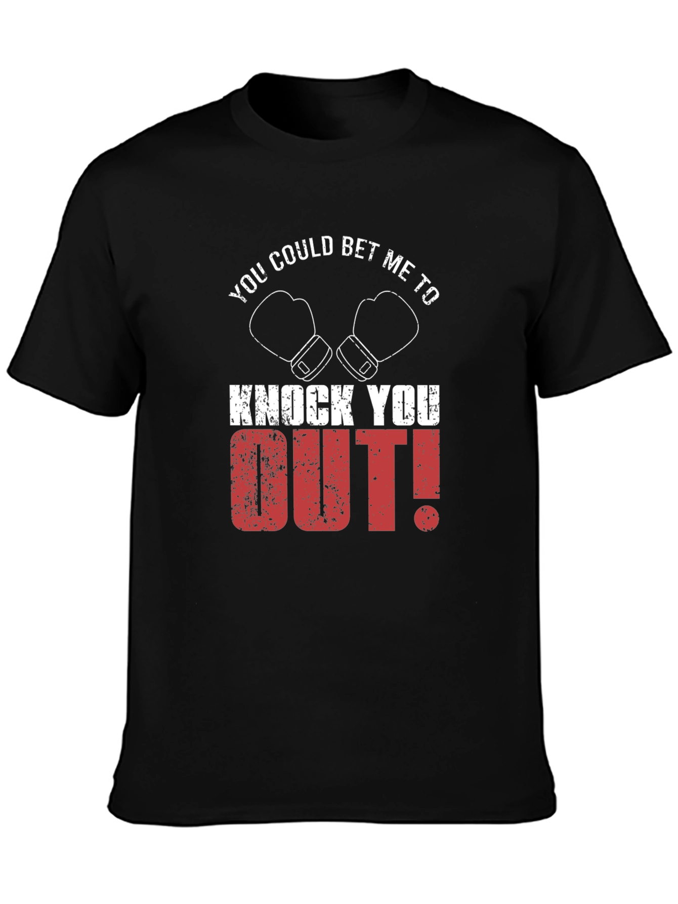 Knock You Out Graphic T-Shirt - Boxing Design