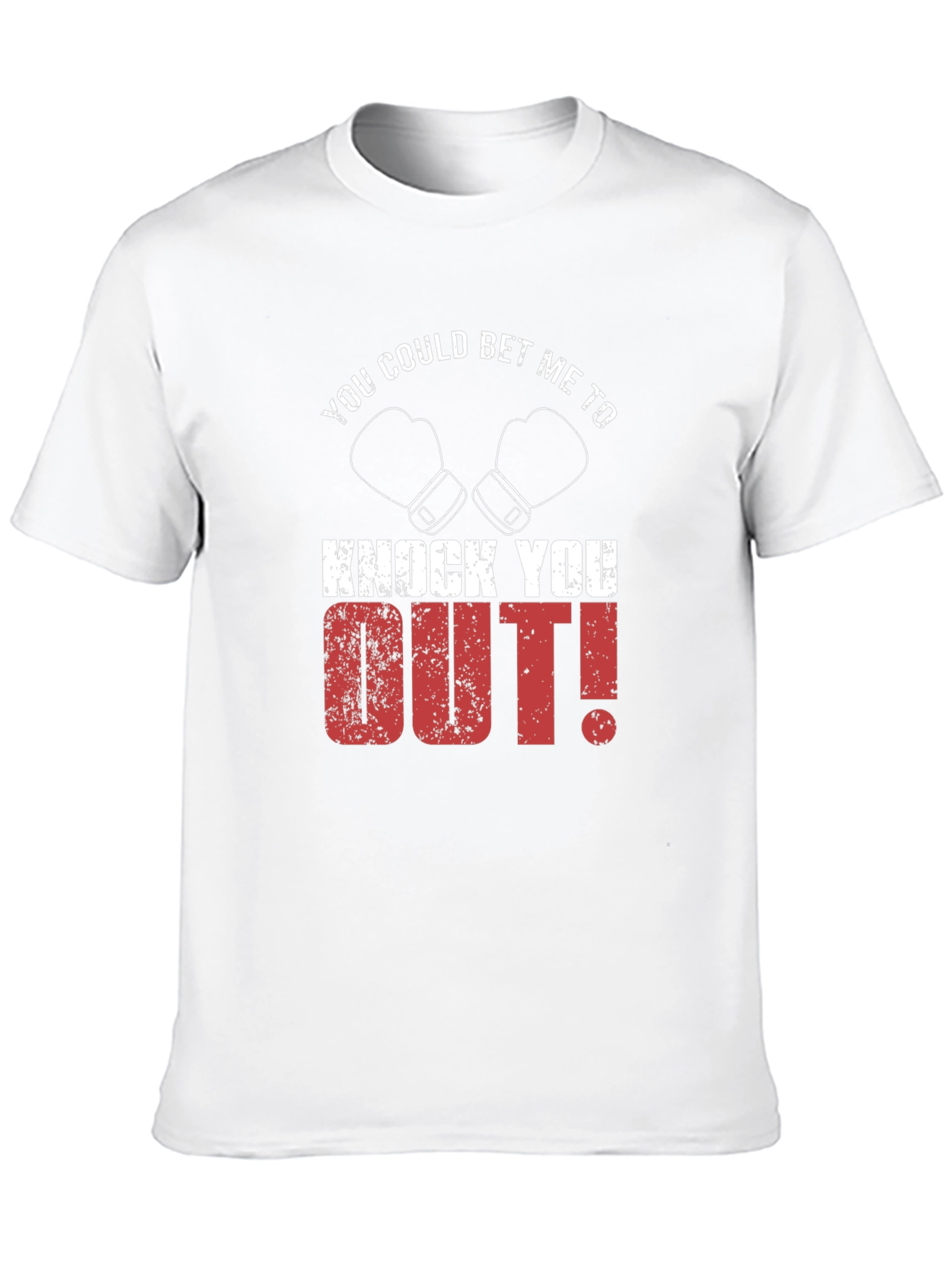 Knock You Out Graphic T-Shirt - Boxing Design