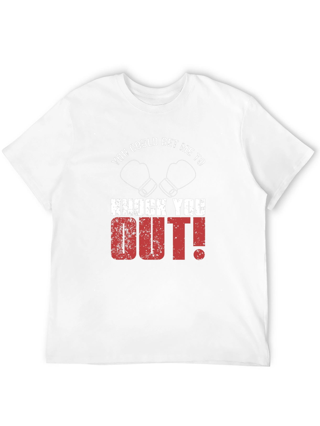 Knock You Out Graphic T-Shirt - Boxing Design