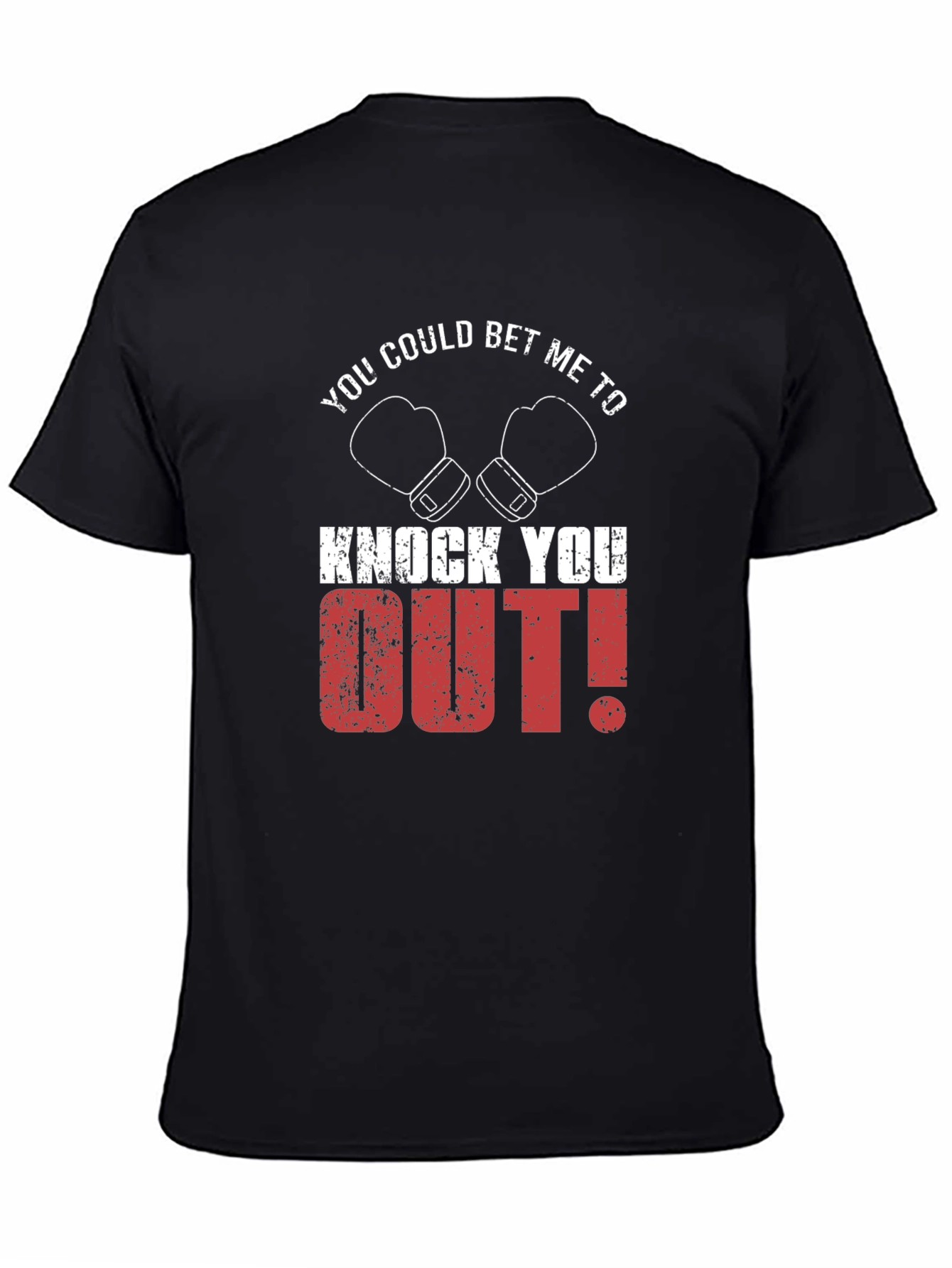 Knock You Out Graphic T-Shirt - Boxing Design