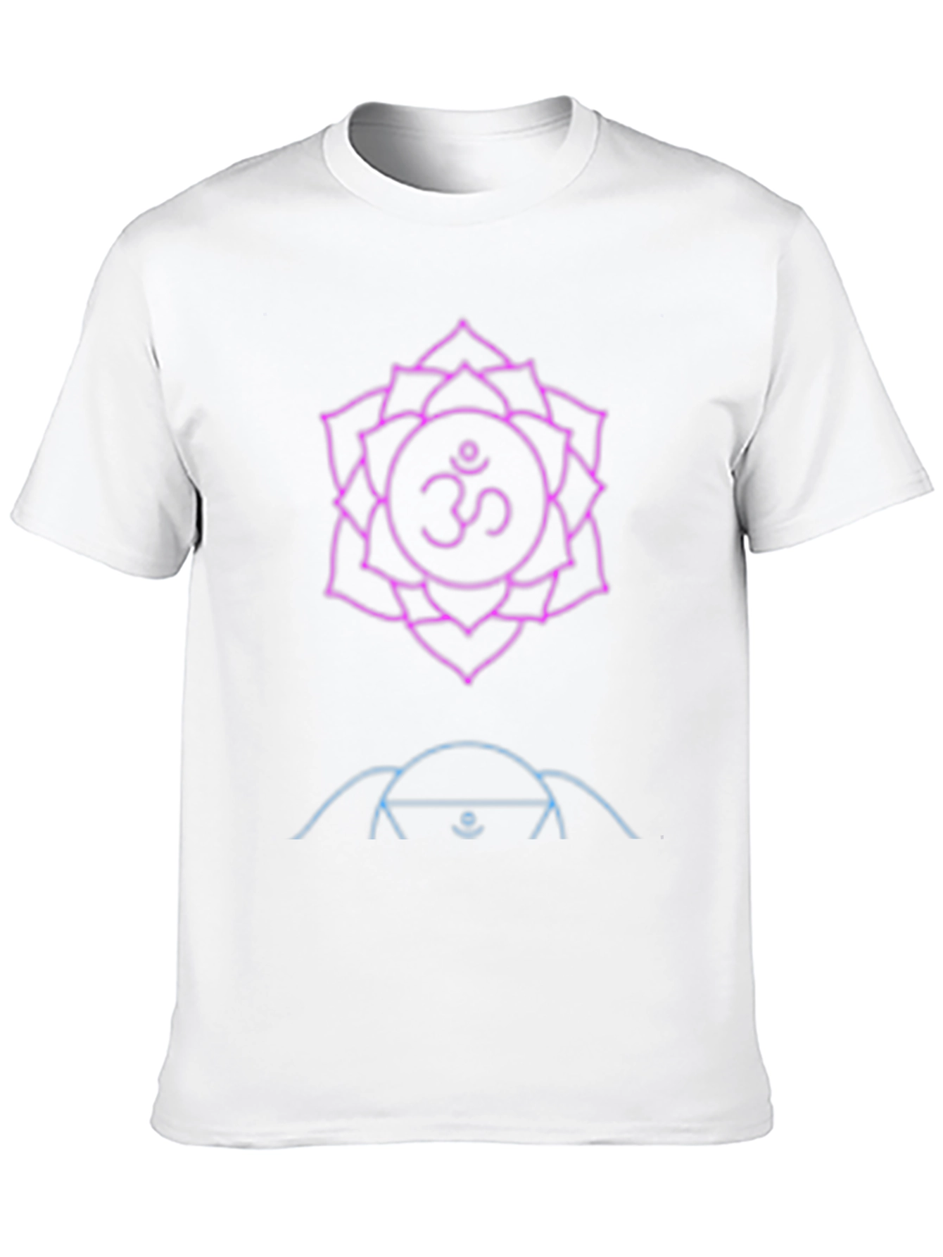 Om Symbol Lotus Graphic Tee - Yoga Inspired T-Shirt