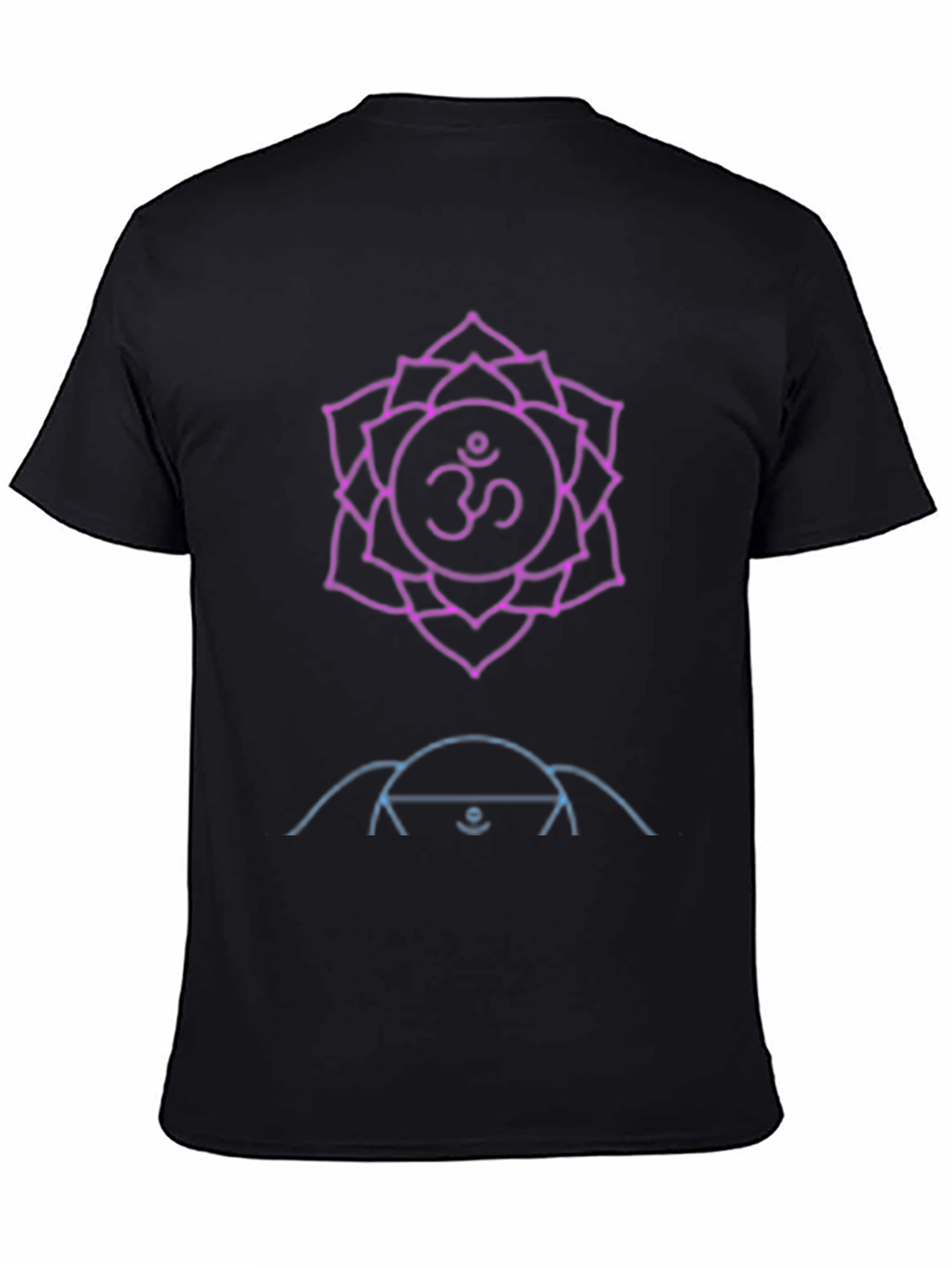 Om Symbol Lotus Graphic Tee - Yoga Inspired T-Shirt