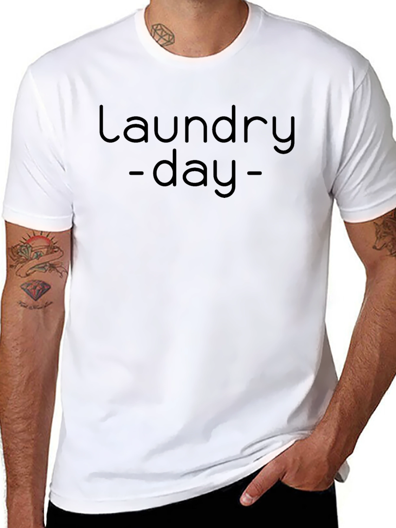 Laundry Day Graphic Tee - Soft Cotton Comfort