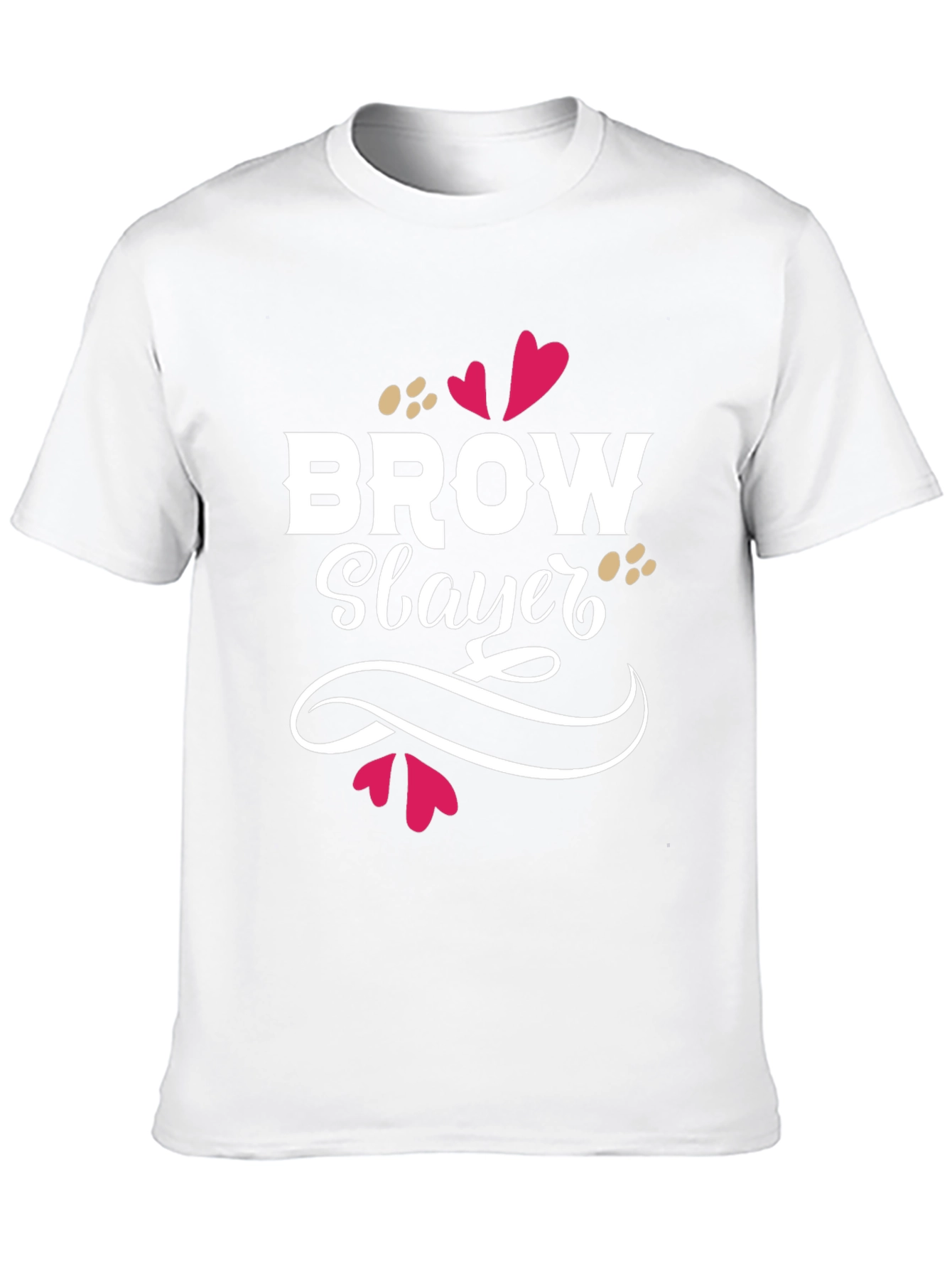 Brow Slayer Graphic Tee - Unisex Black T-Shirt