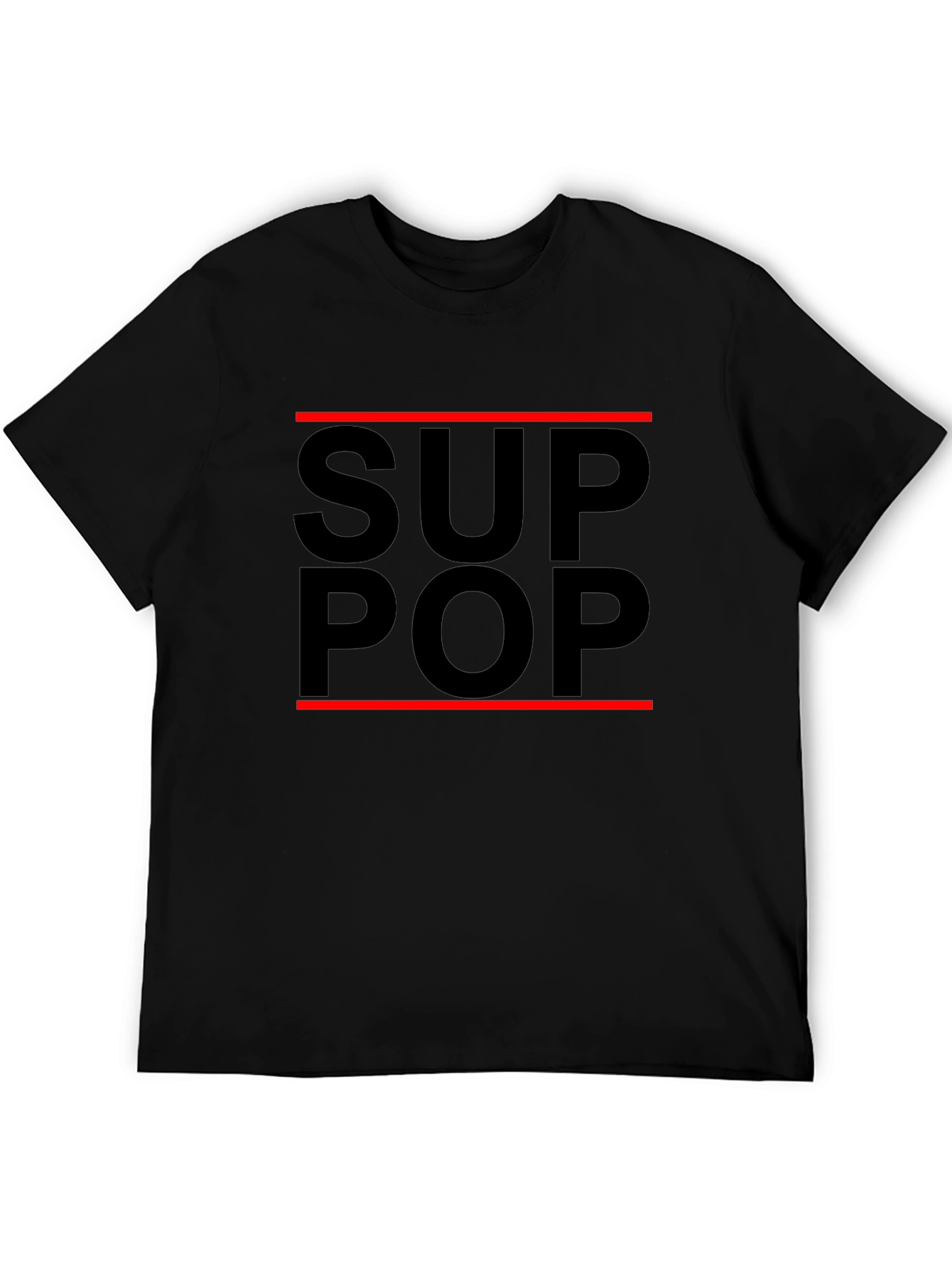 Sup Pop Graphic T-Shirt - Trendy Casual Wear