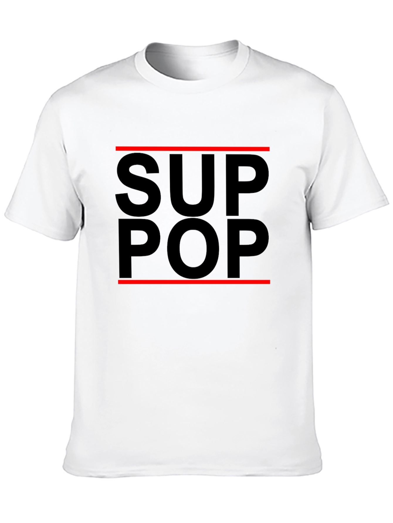 Sup Pop Graphic T-Shirt - Trendy Casual Wear