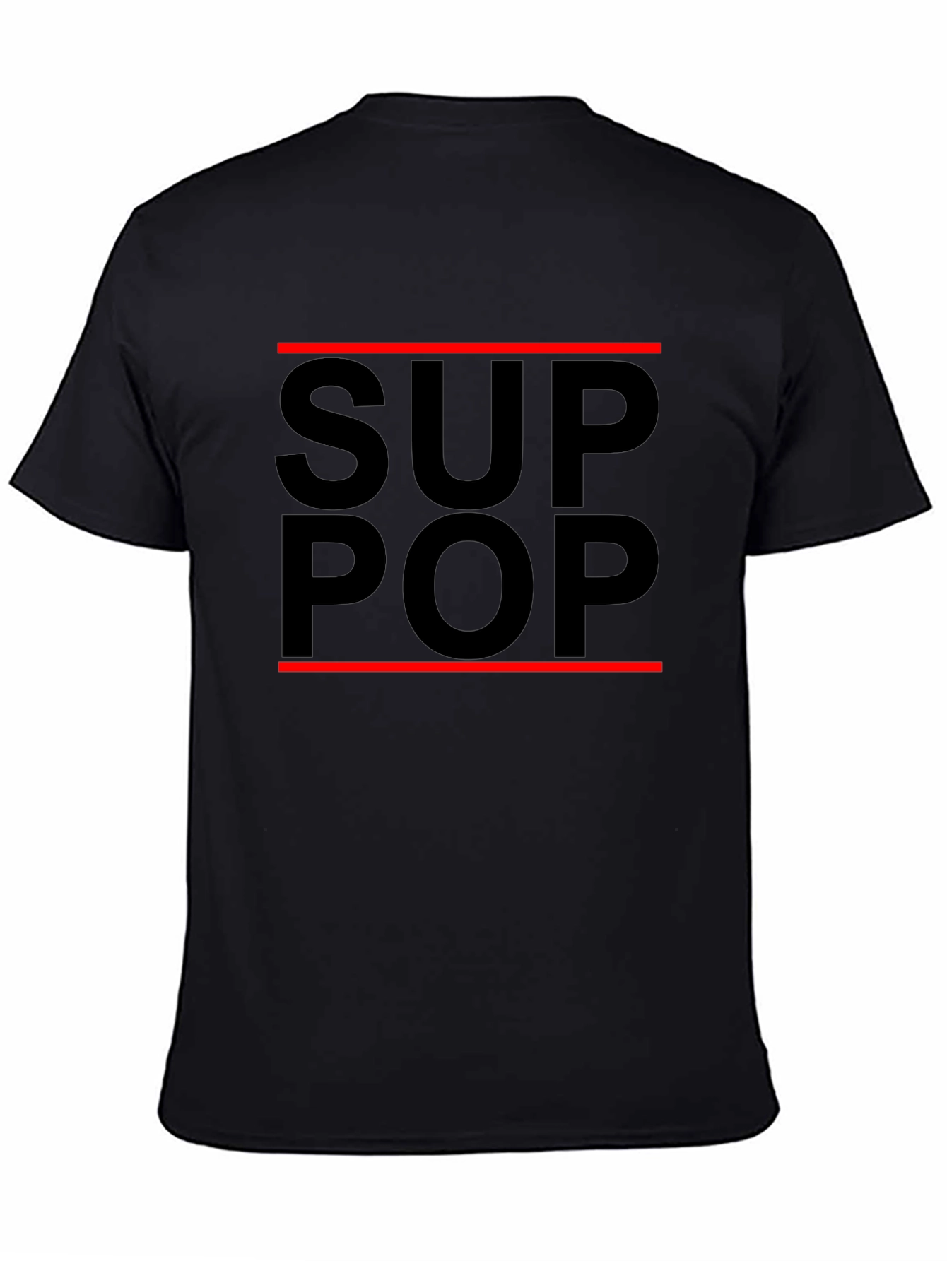 Sup Pop Graphic T-Shirt - Trendy Casual Wear
