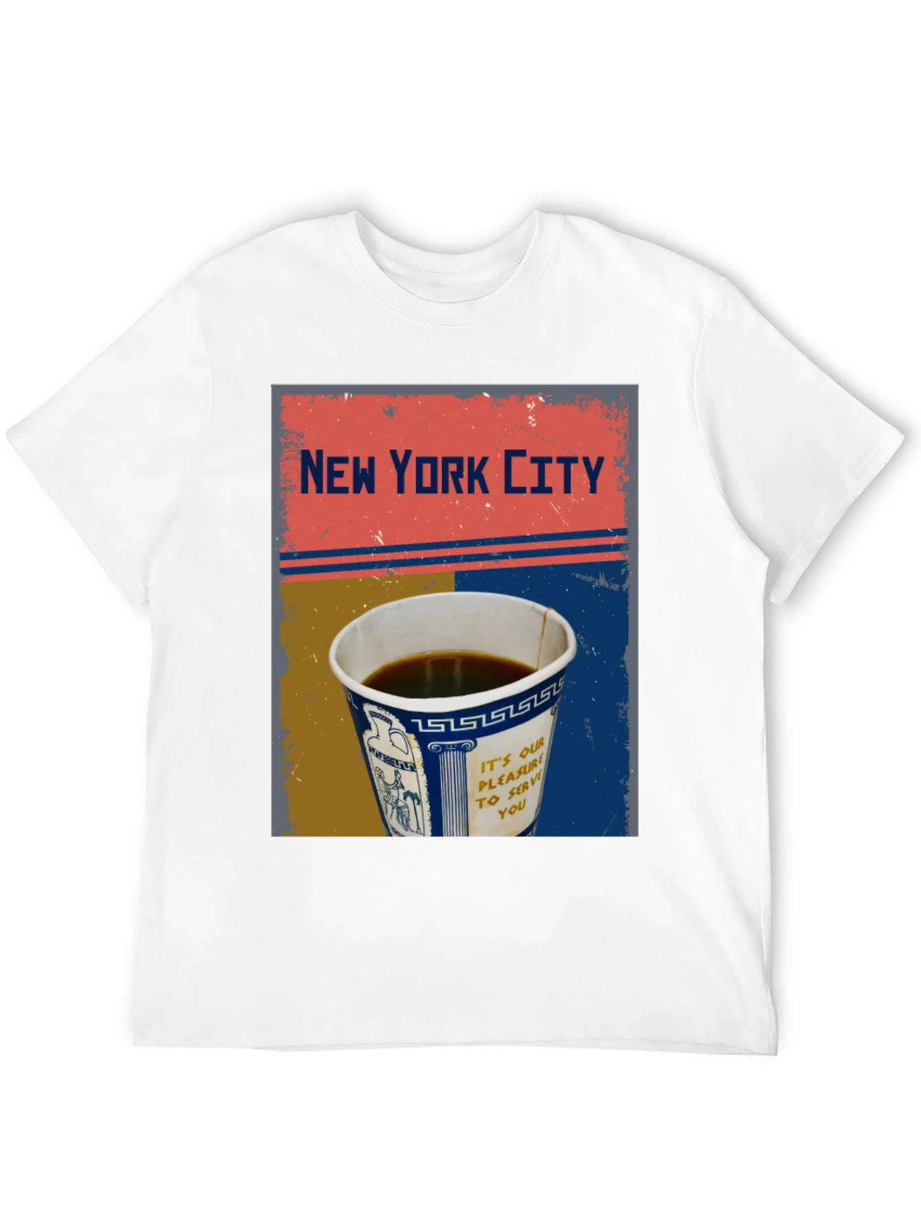 New York City Coffee Cup Graphic Tee