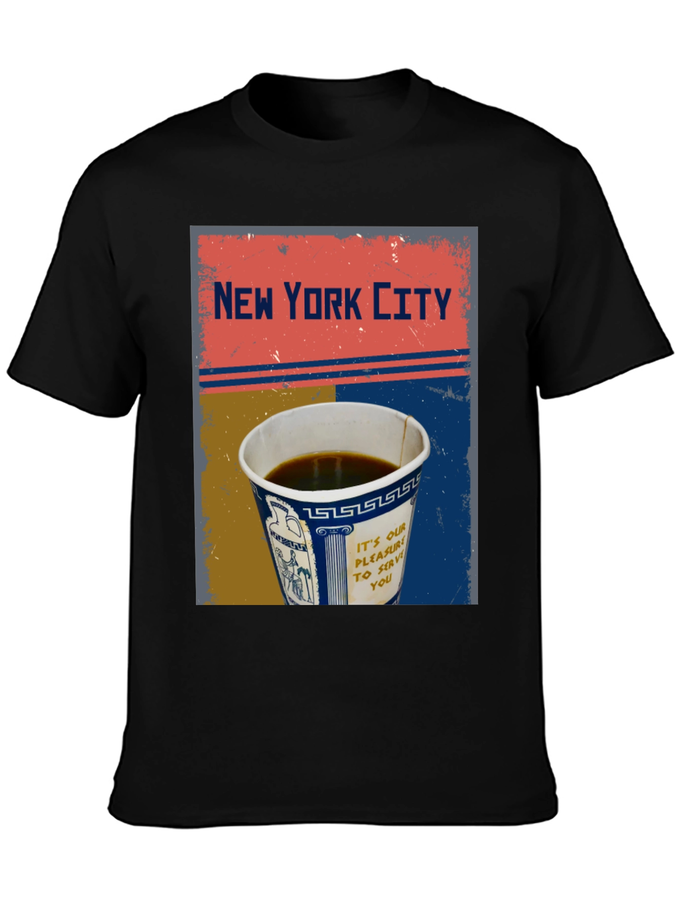 New York City Coffee Cup Graphic Tee