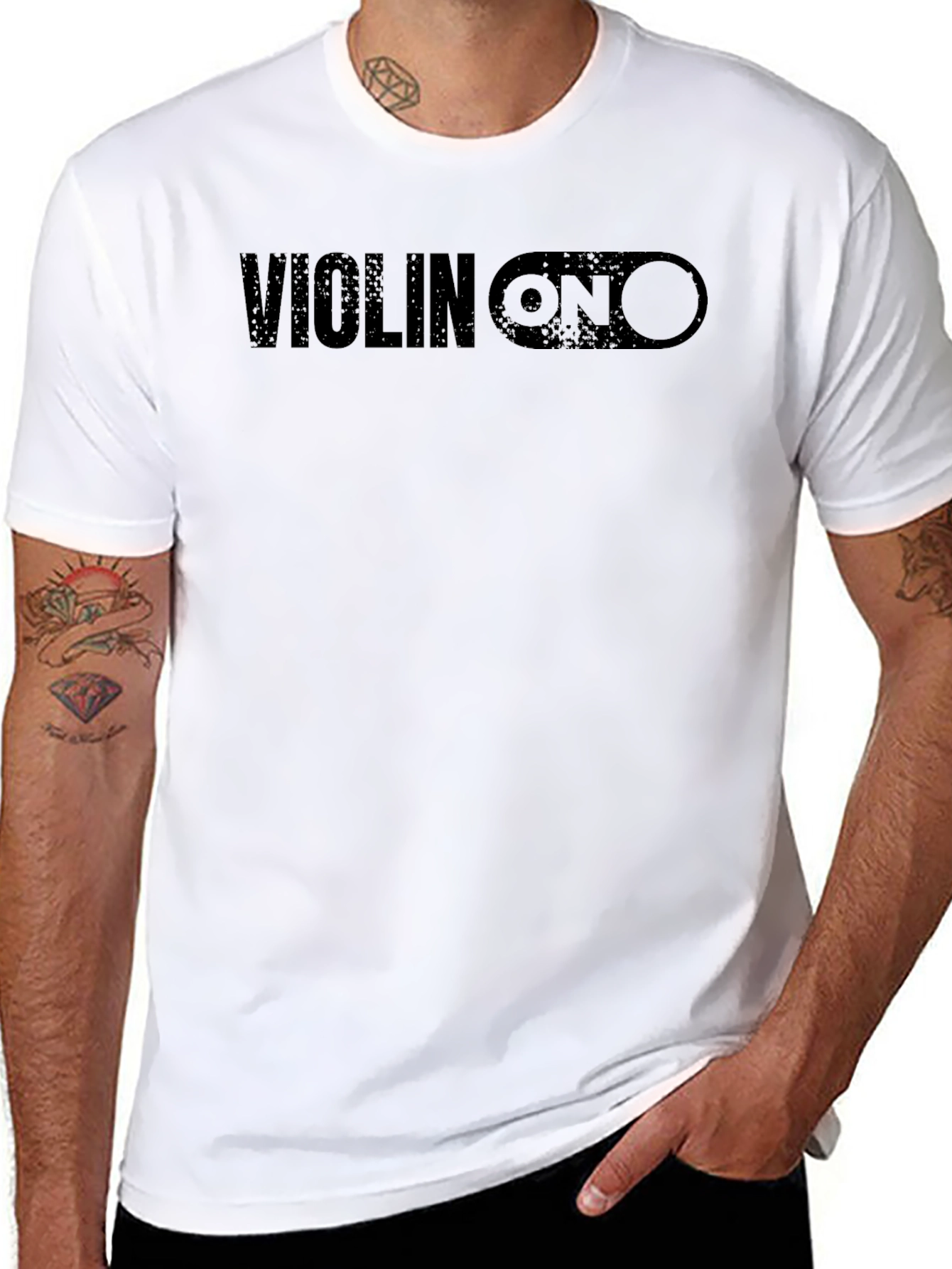 Violin ON - Music Lovers Graphic Tee