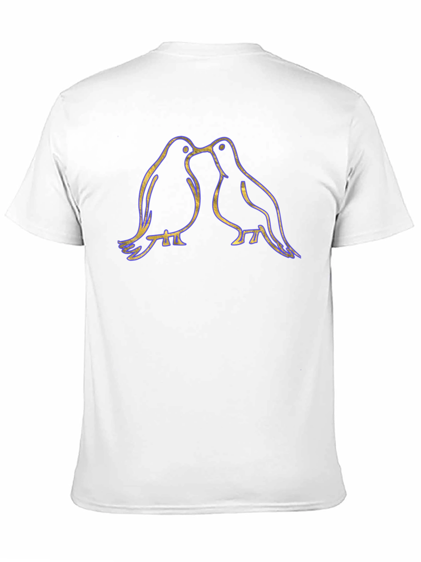 Love Birds Graphic Tee - Black Unisex T-Shirt