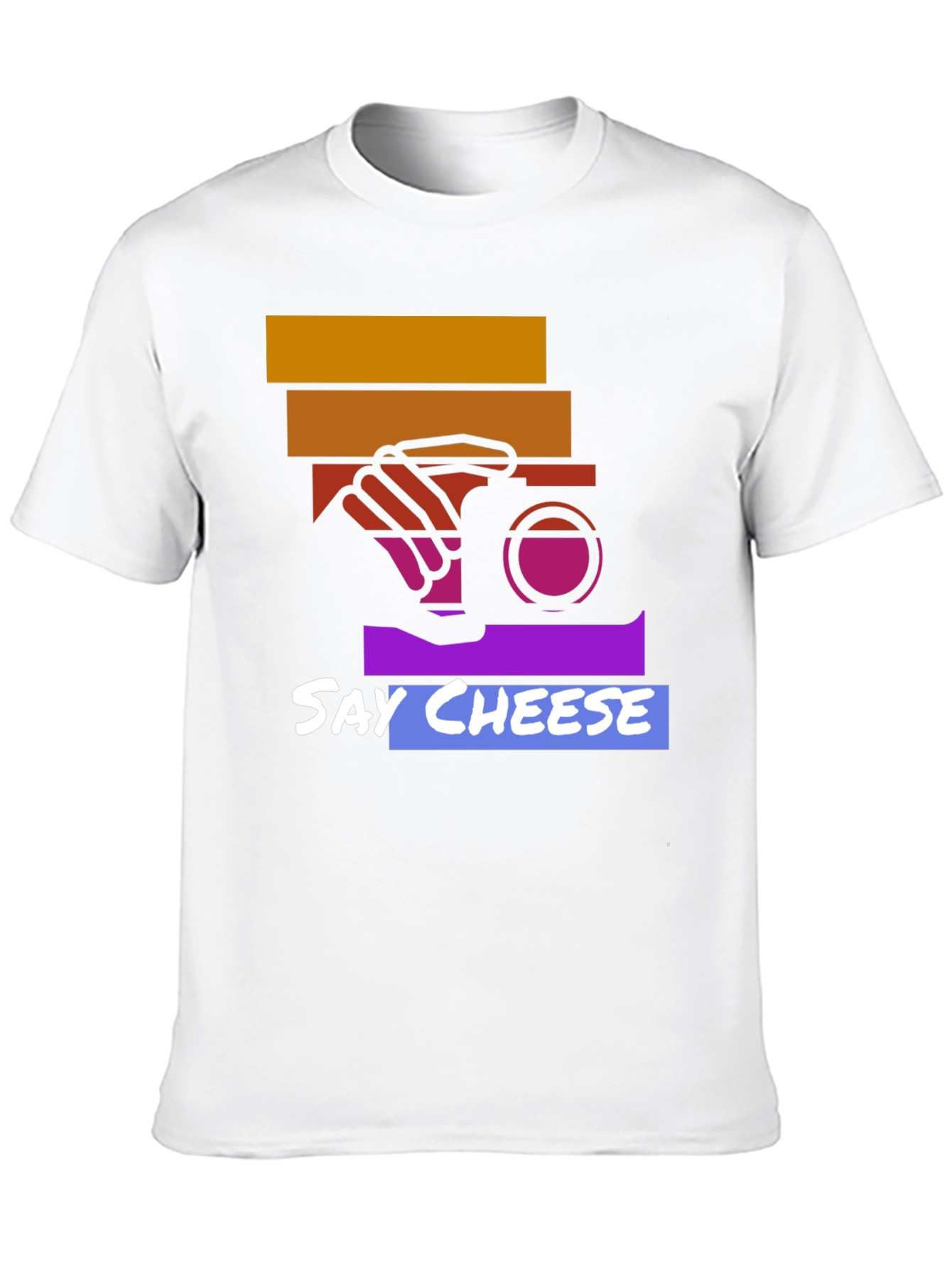Say Cheese Graphic Tee - Camera Lover T-Shirt
