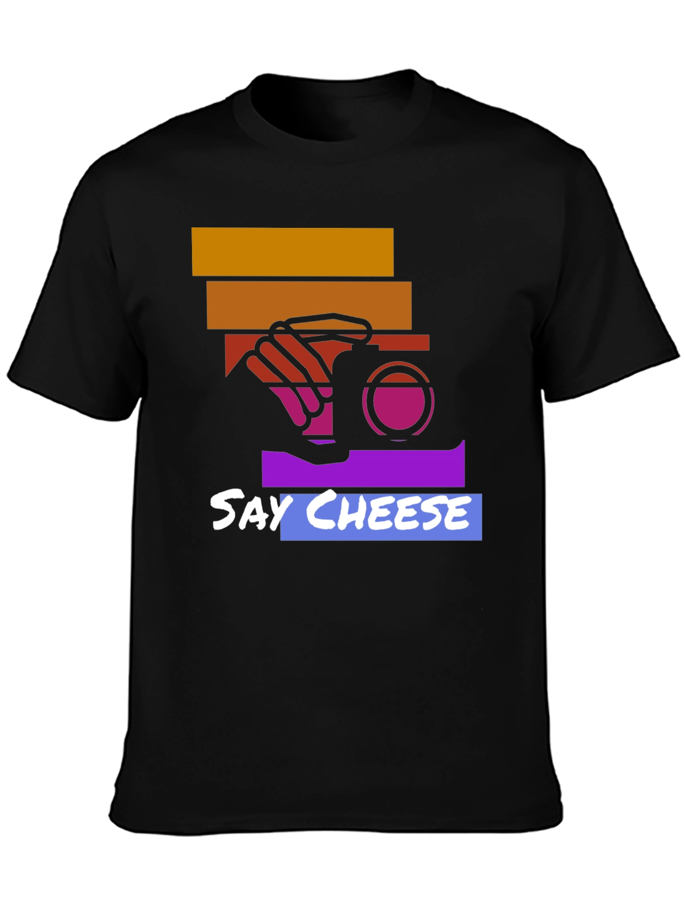 Say Cheese Graphic Tee - Camera Lover T-Shirt