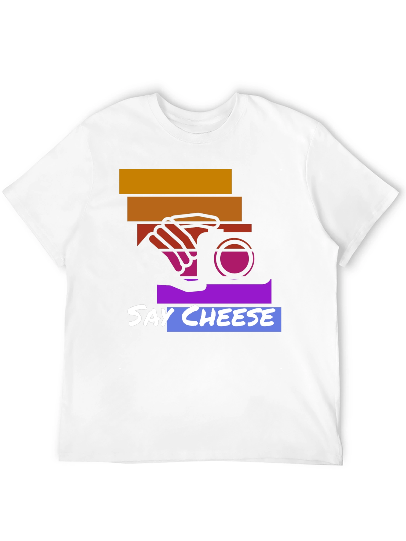 Say Cheese Graphic Tee - Camera Lover T-Shirt