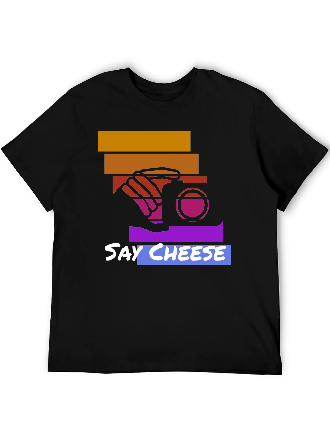 Say Cheese Graphic Tee - Camera Lover T-Shirt