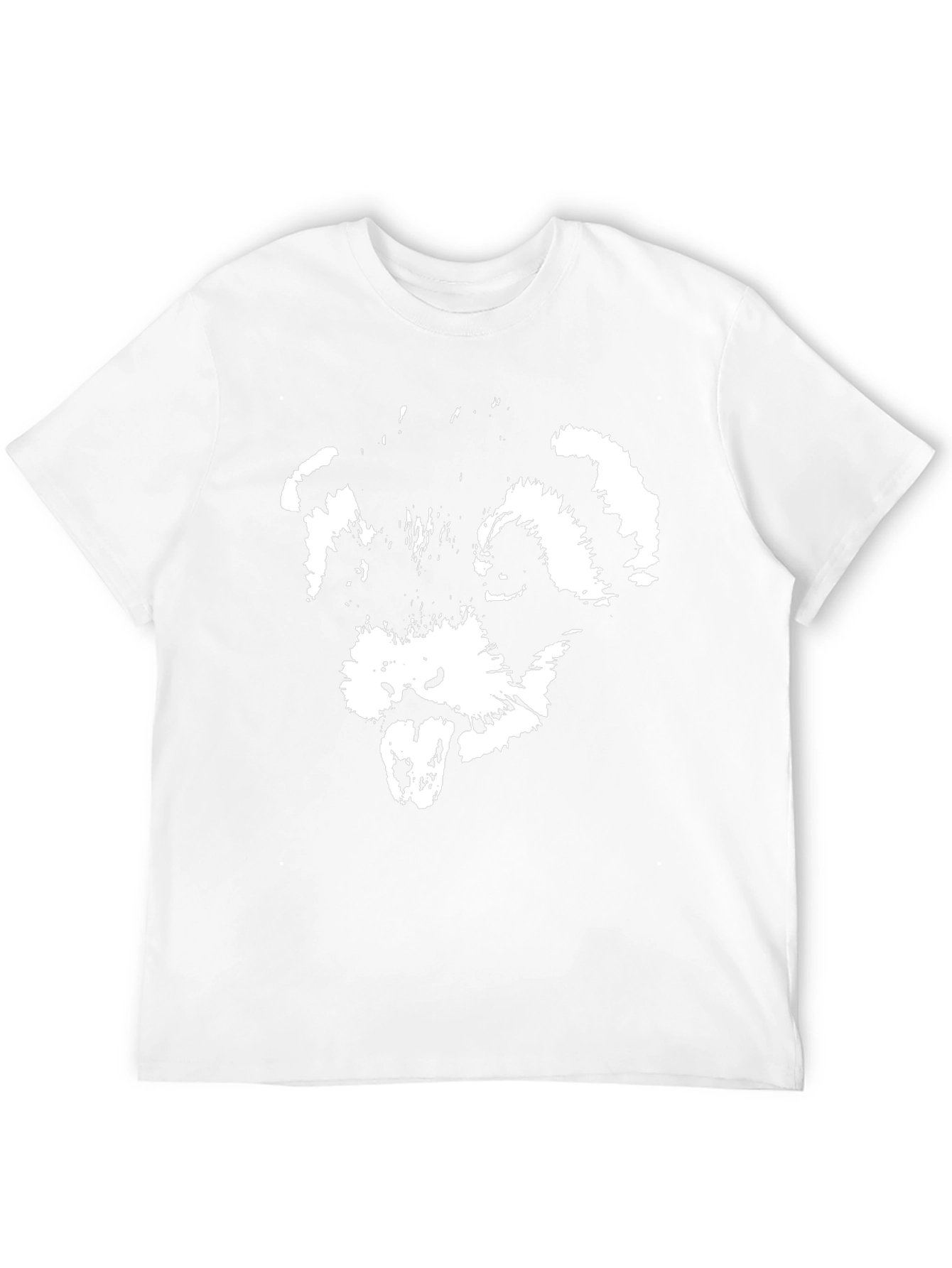Black T-Shirt with White Ferret Graphic