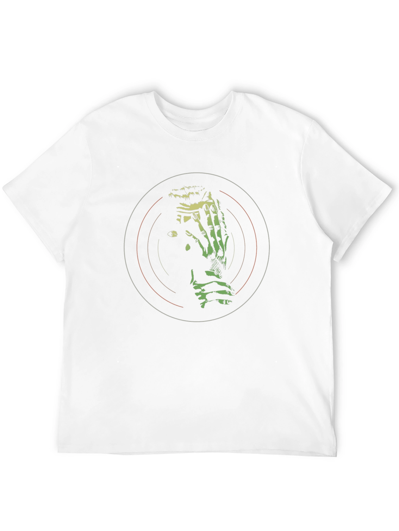 Abstract Graphic Tee - Black Cotton Blend