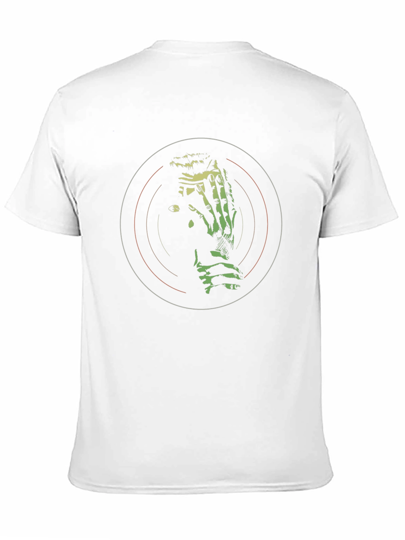 Abstract Graphic Tee - Black Cotton Blend
