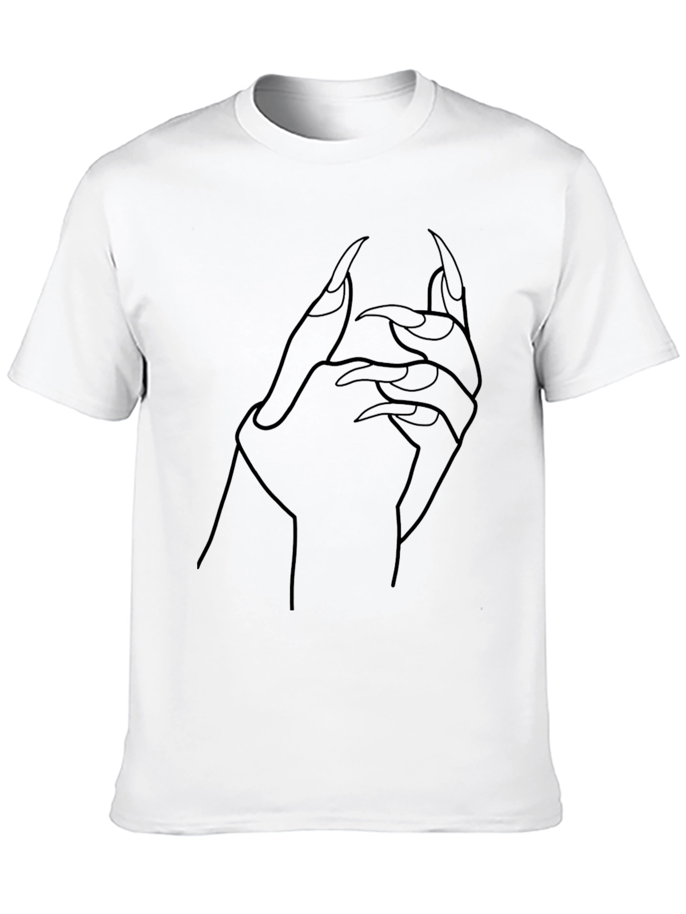 Clawed Hand Graphic Tee - Mens Black T-Shirt