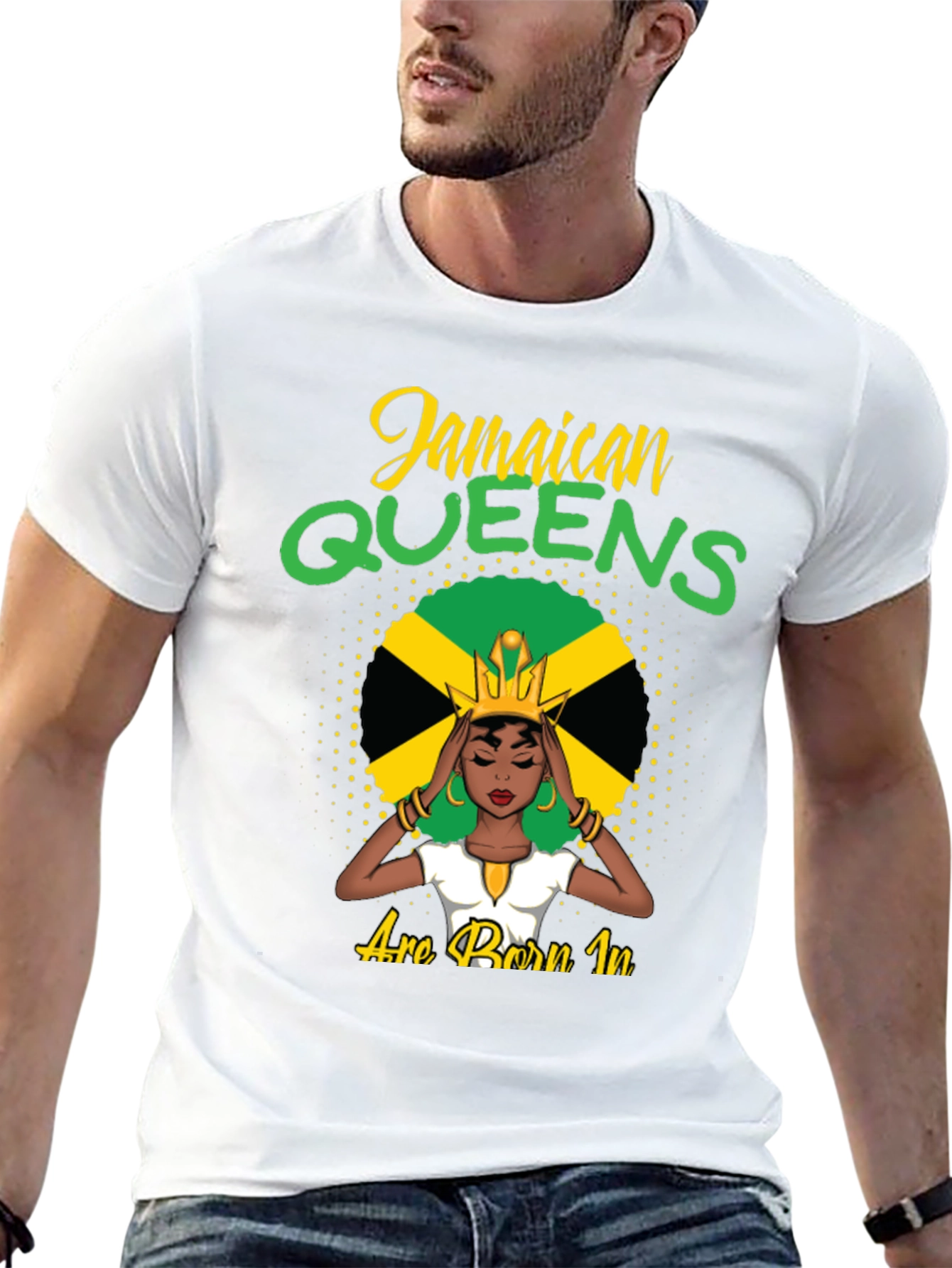 Jamaican Queens T-Shirt - Born In Jamaica Pride