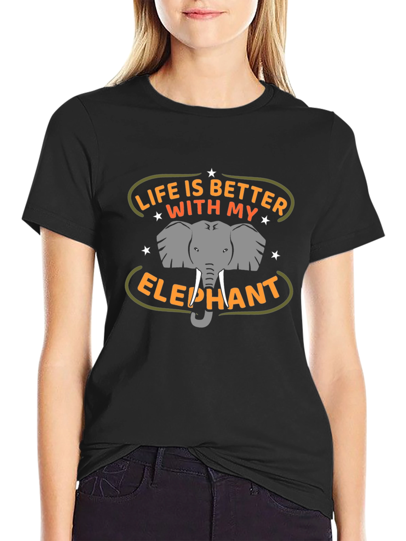 Life is Better With My Elephant T-Shirt