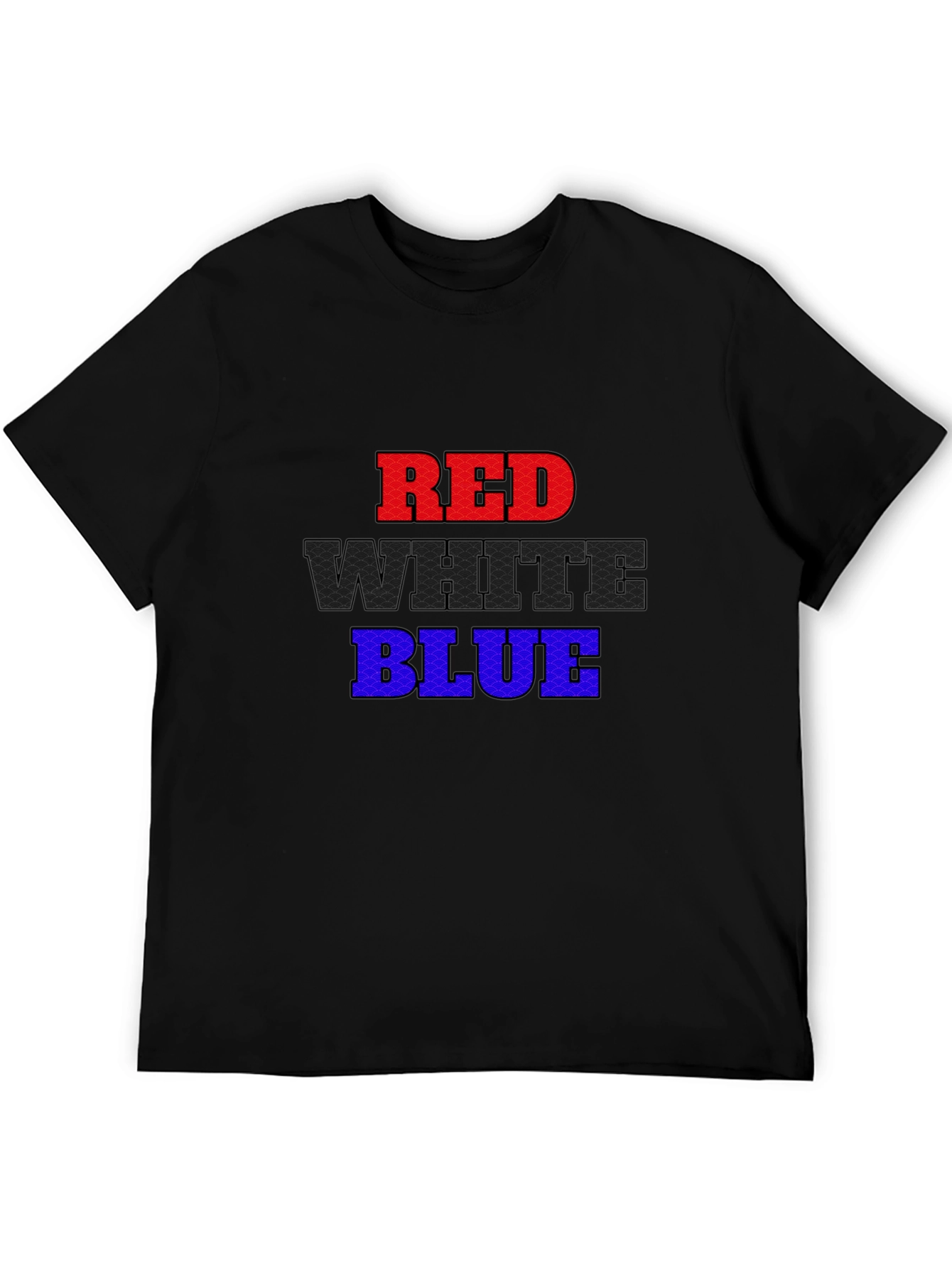 Red White Blue Patriotic Graphic T-Shirt