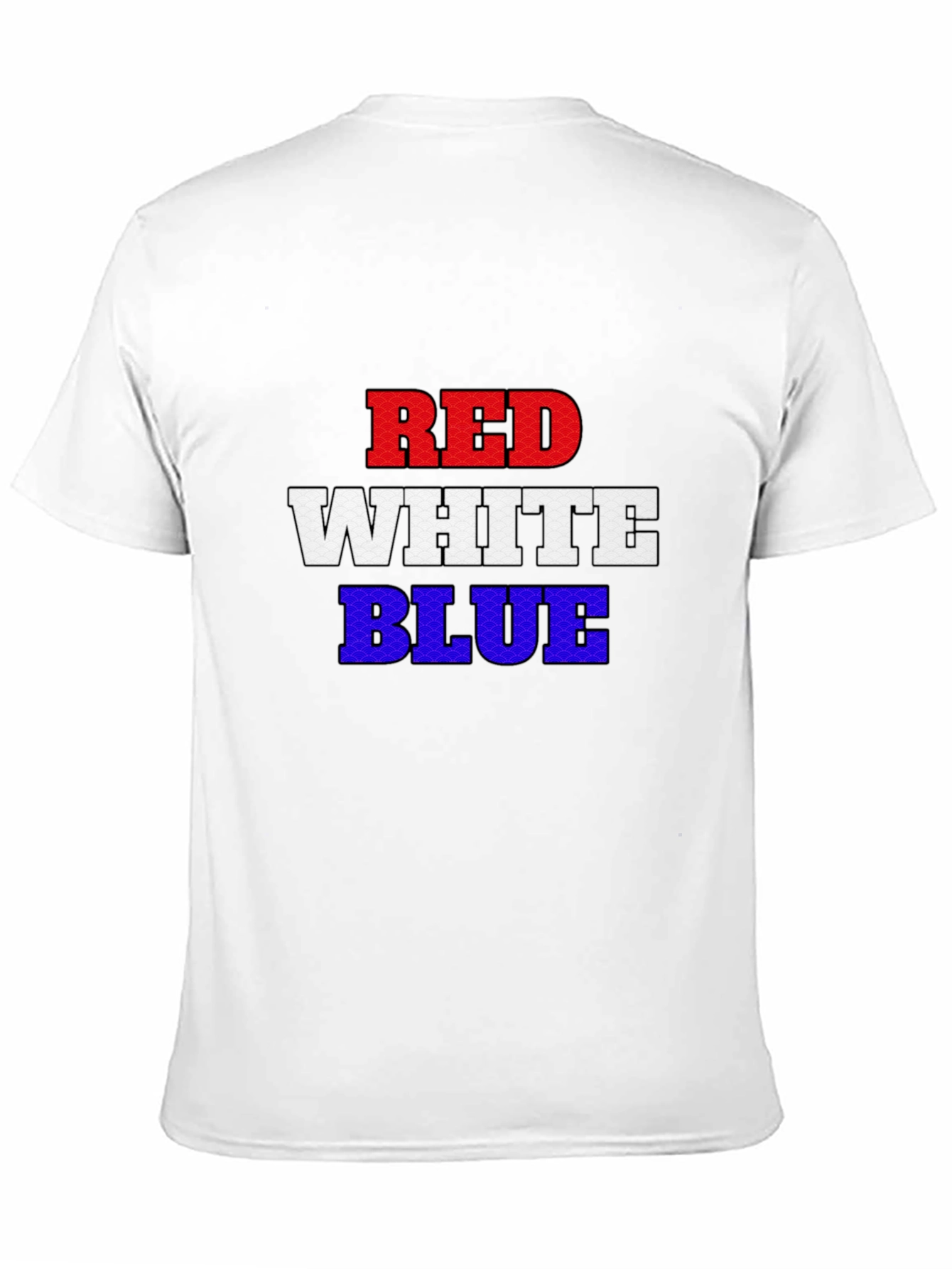 Red White Blue Patriotic Graphic T-Shirt