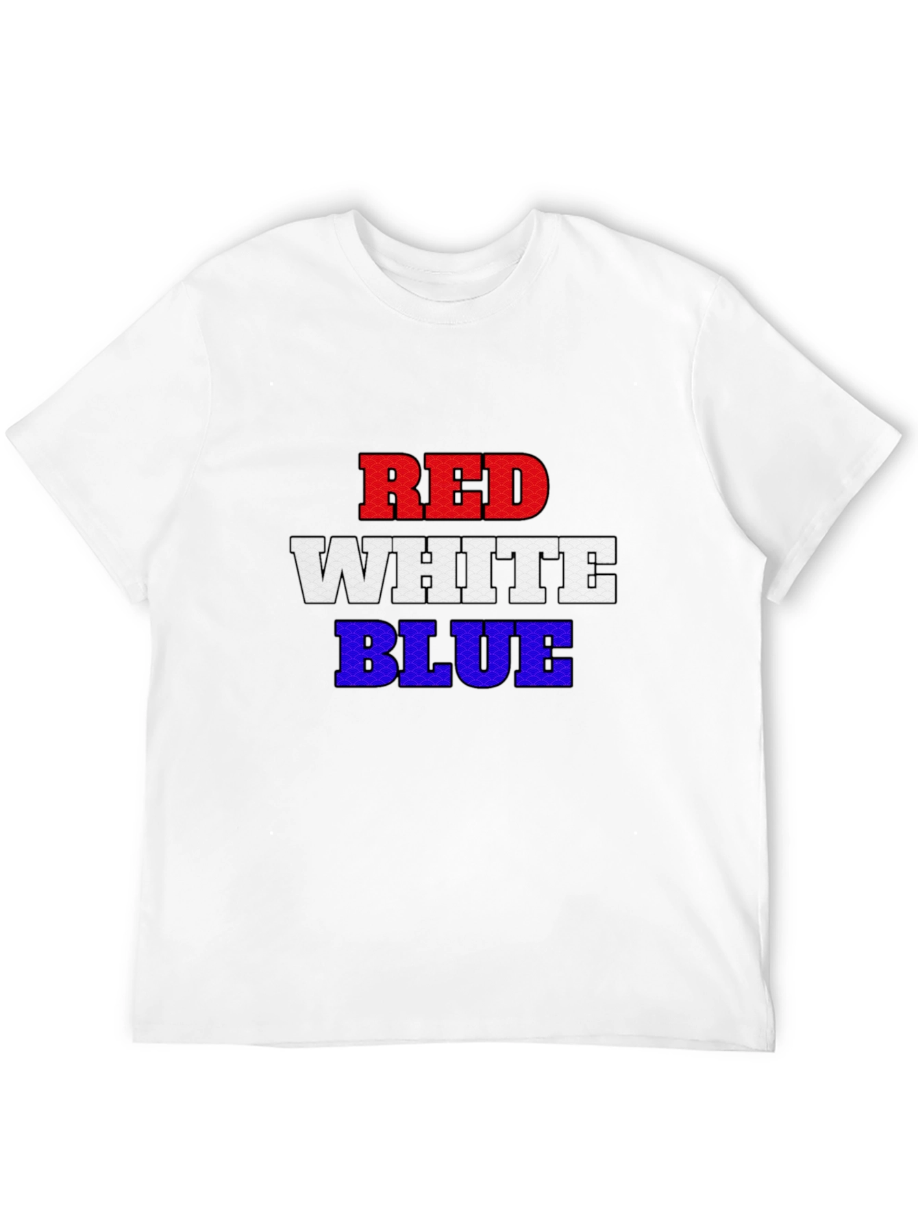 Red White Blue Patriotic Graphic T-Shirt