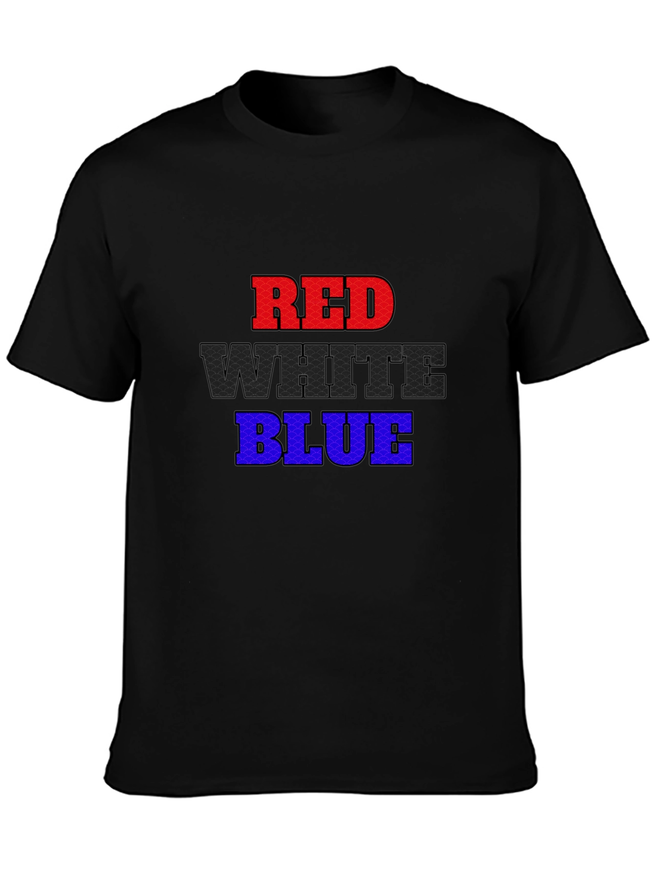 Red White Blue Patriotic Graphic T-Shirt