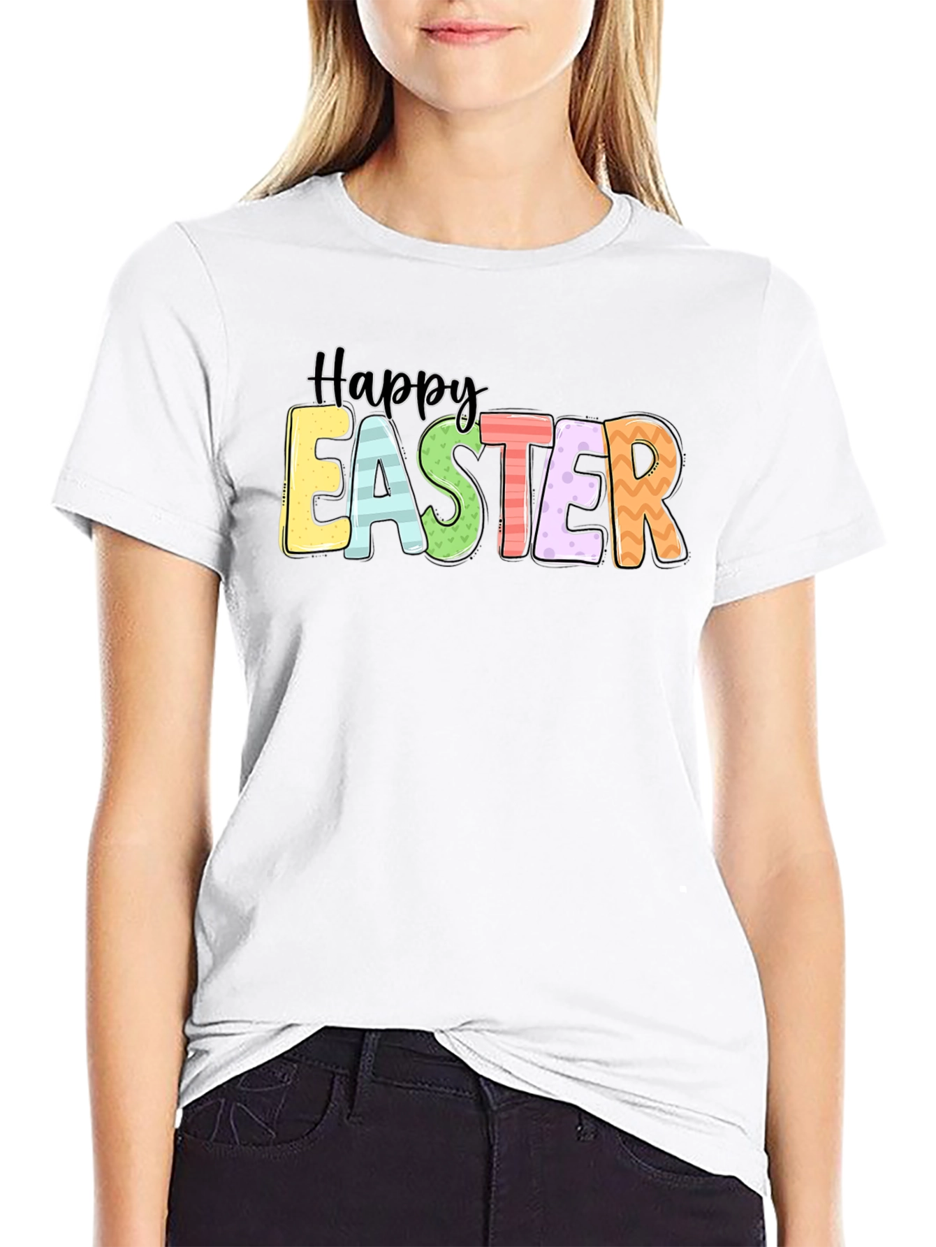 Happy Easter Graphic T-Shirt