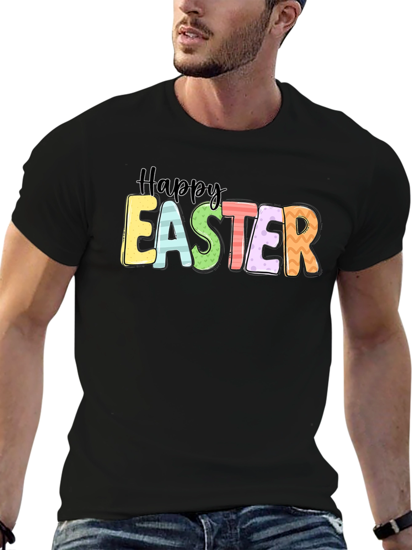 Happy Easter Graphic T-Shirt