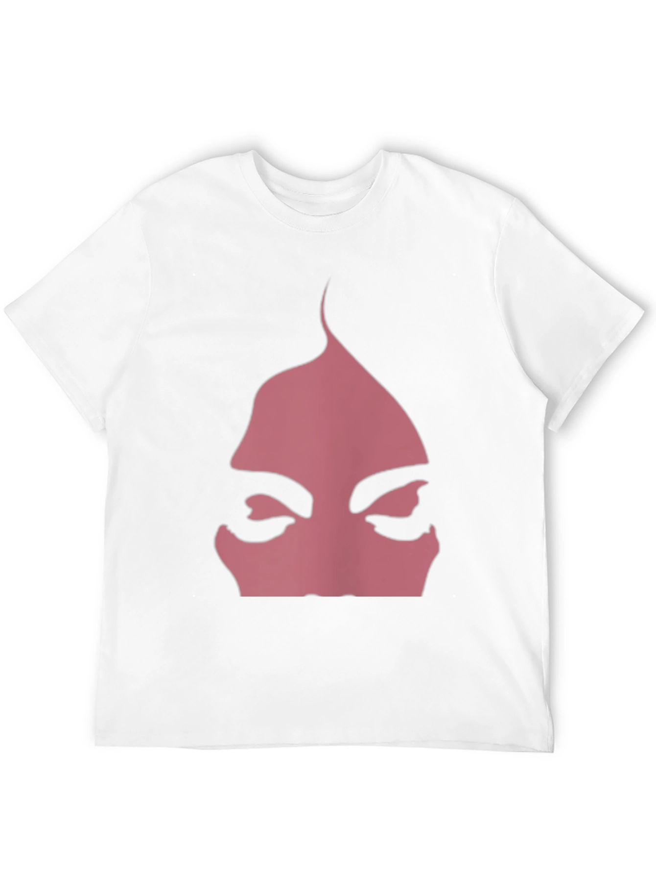 Pink Face Graphic Black T-Shirt
