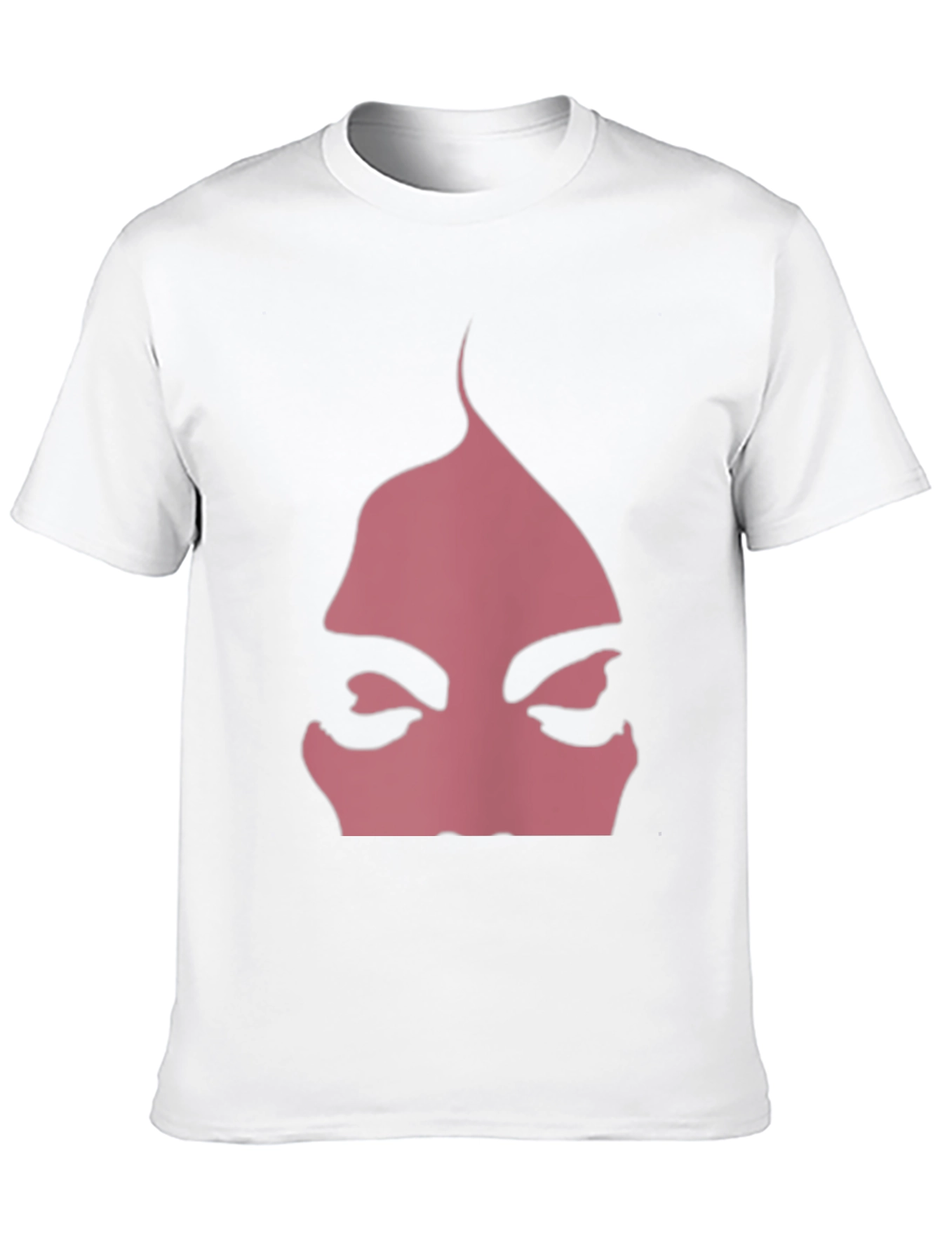 Pink Face Graphic Black T-Shirt
