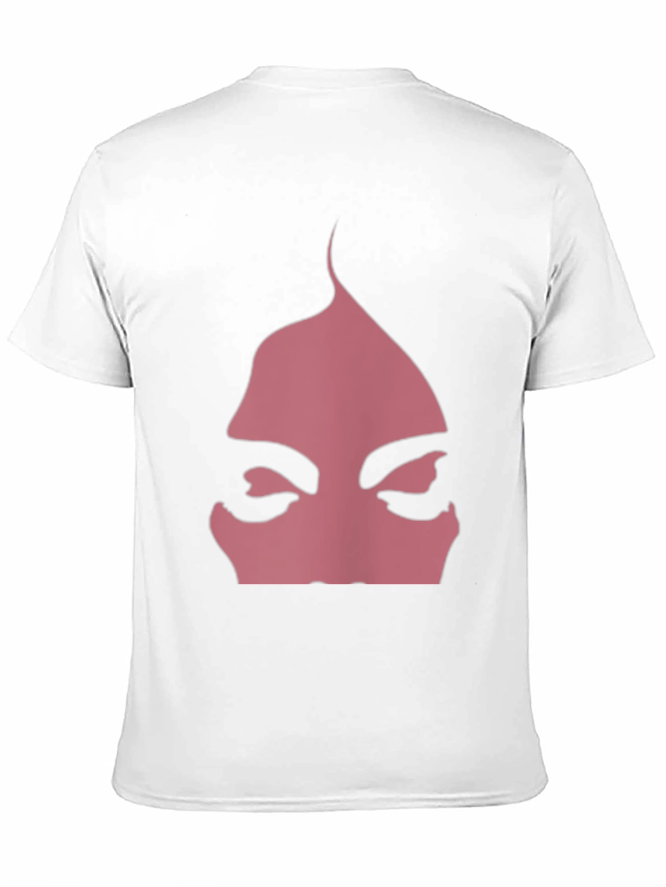 Pink Face Graphic Black T-Shirt