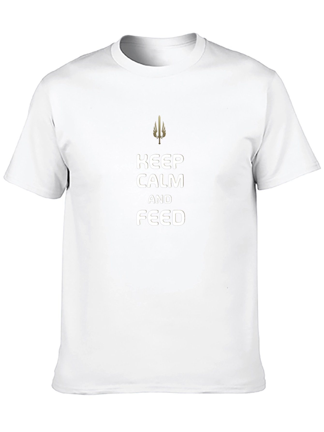 Keep Calm and Feed T-Shirt - Gamer Style