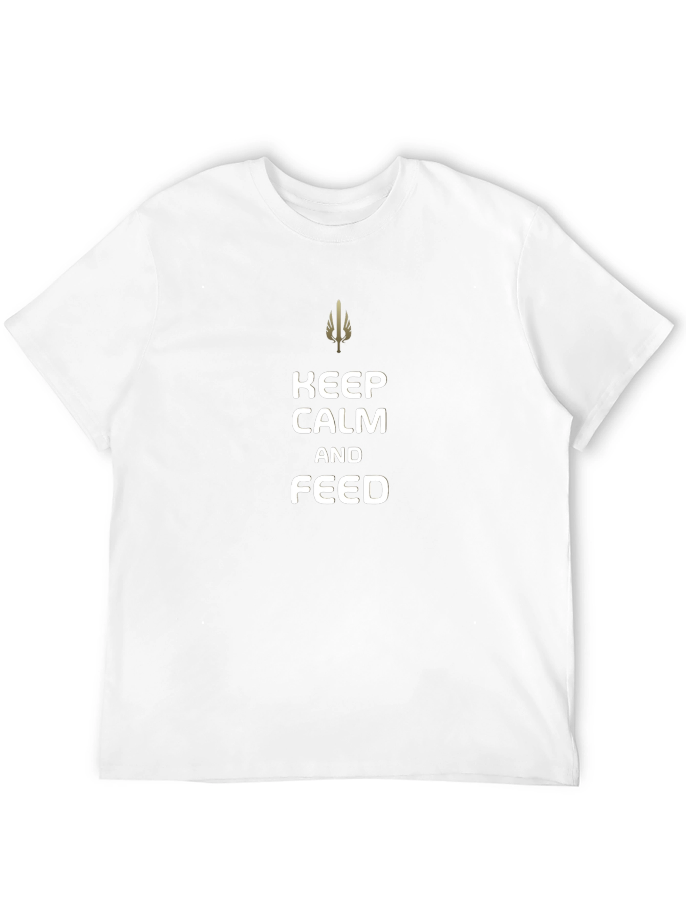 Keep Calm and Feed T-Shirt - Gamer Style