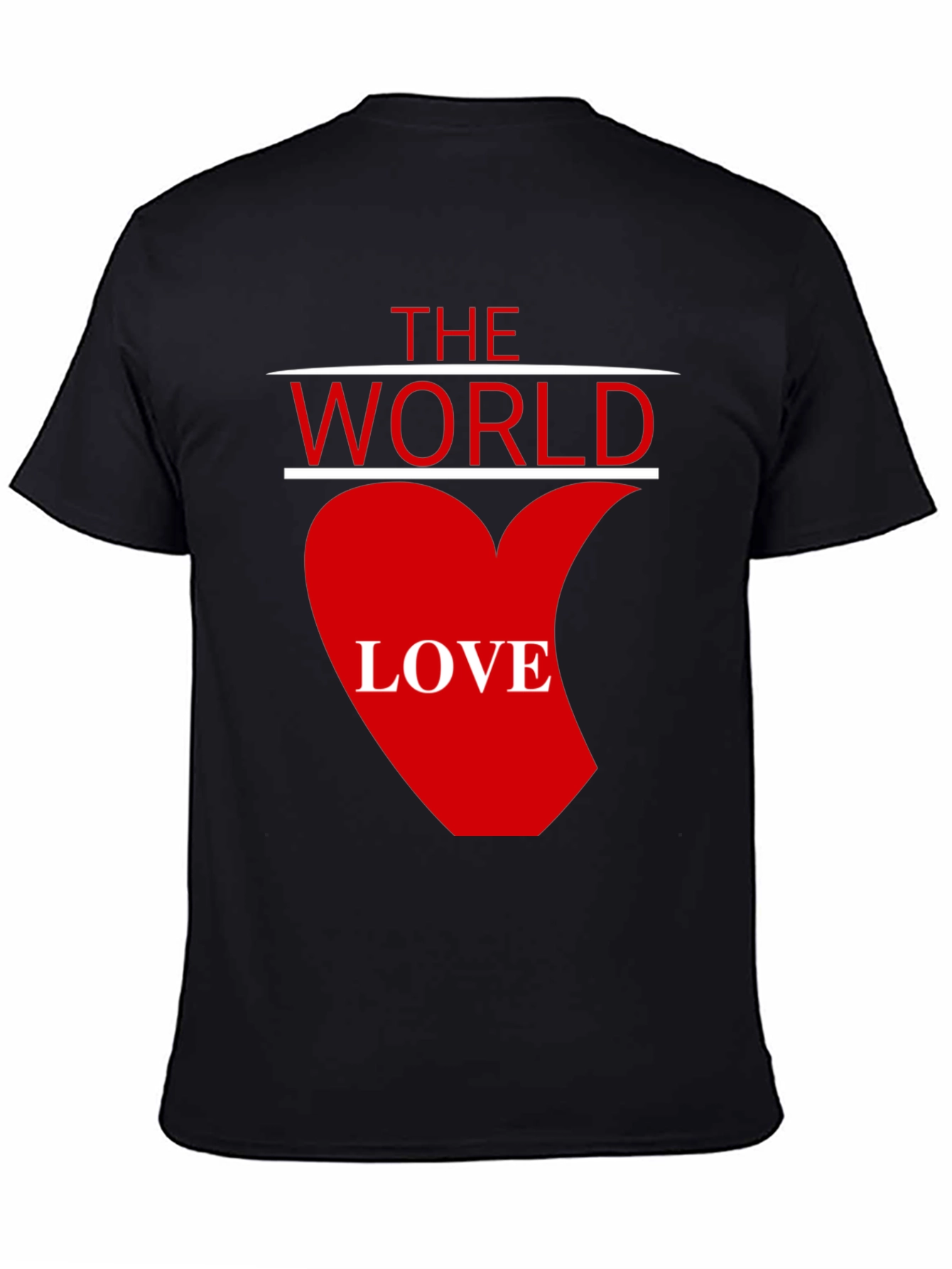 The World Love Graphic T-Shirt - Black