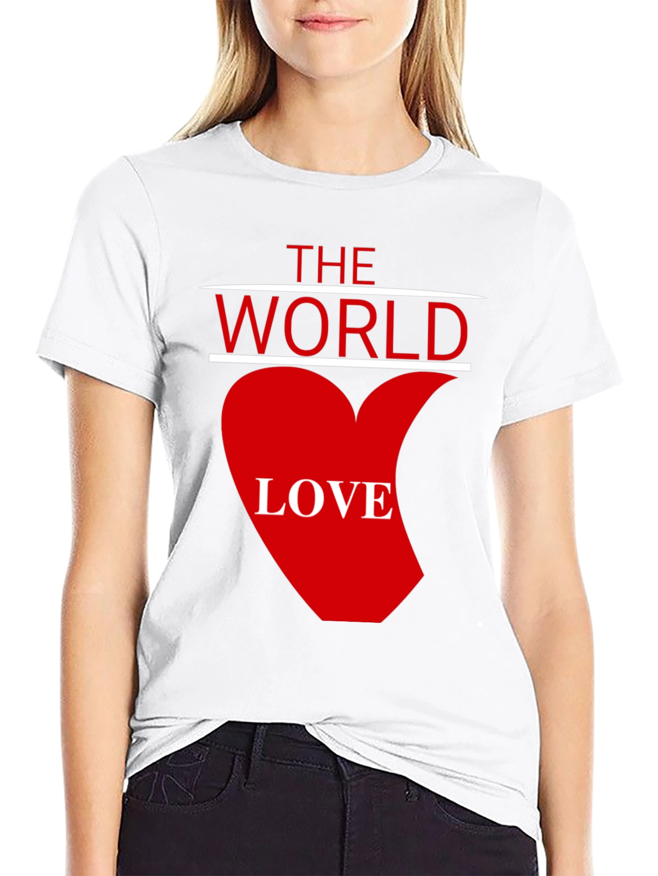 The World Love Graphic T-Shirt - Black