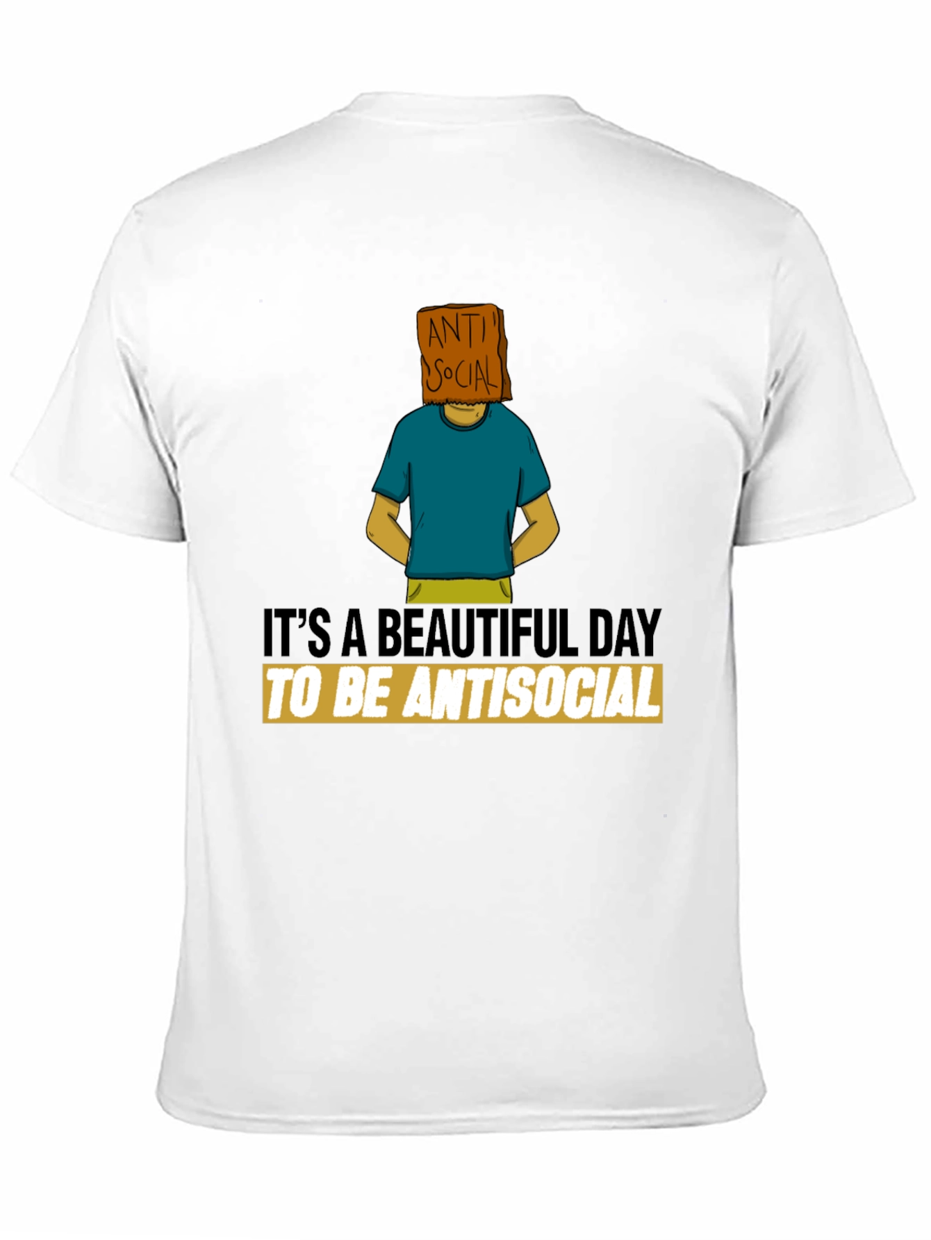 Antisocial Graphic Tee - Unique Design