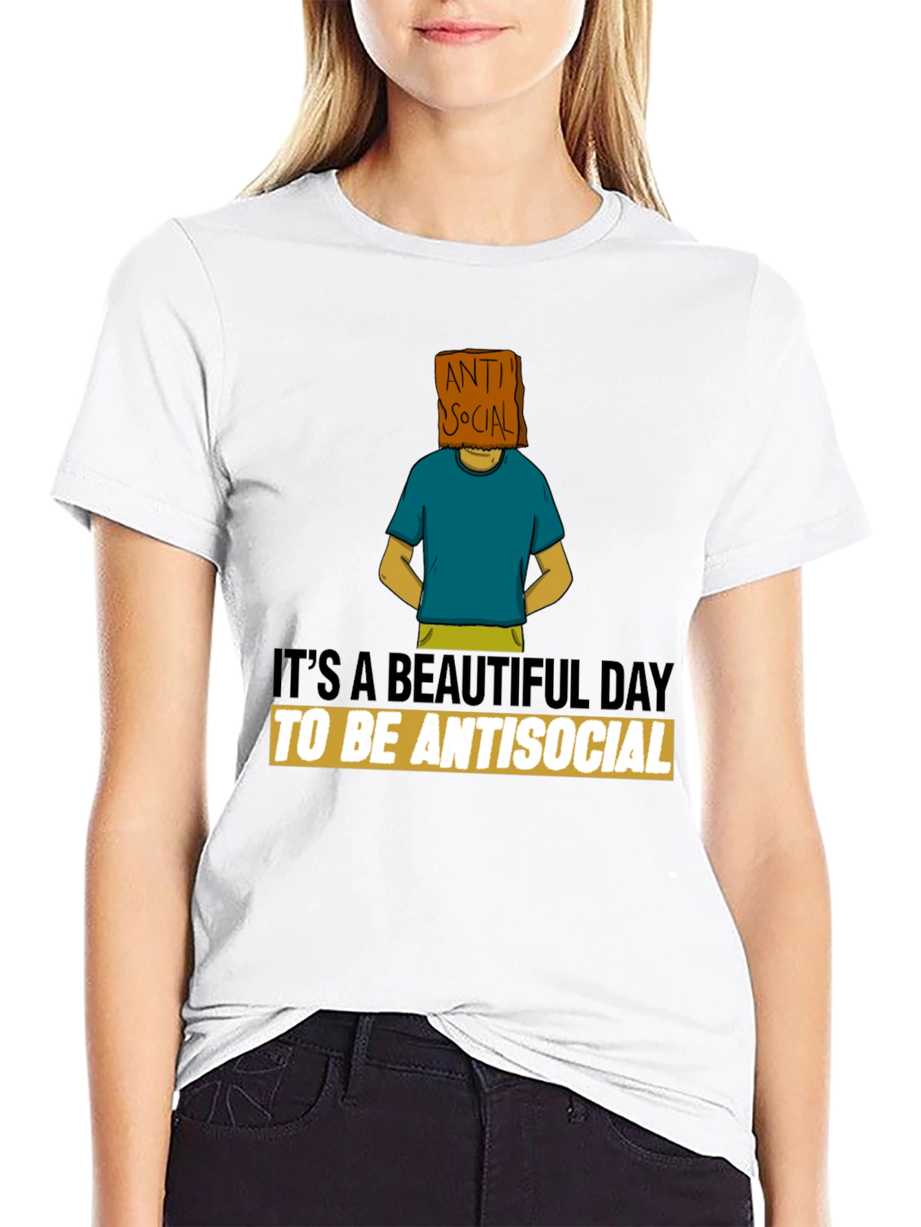 Antisocial Graphic Tee - Unique Design