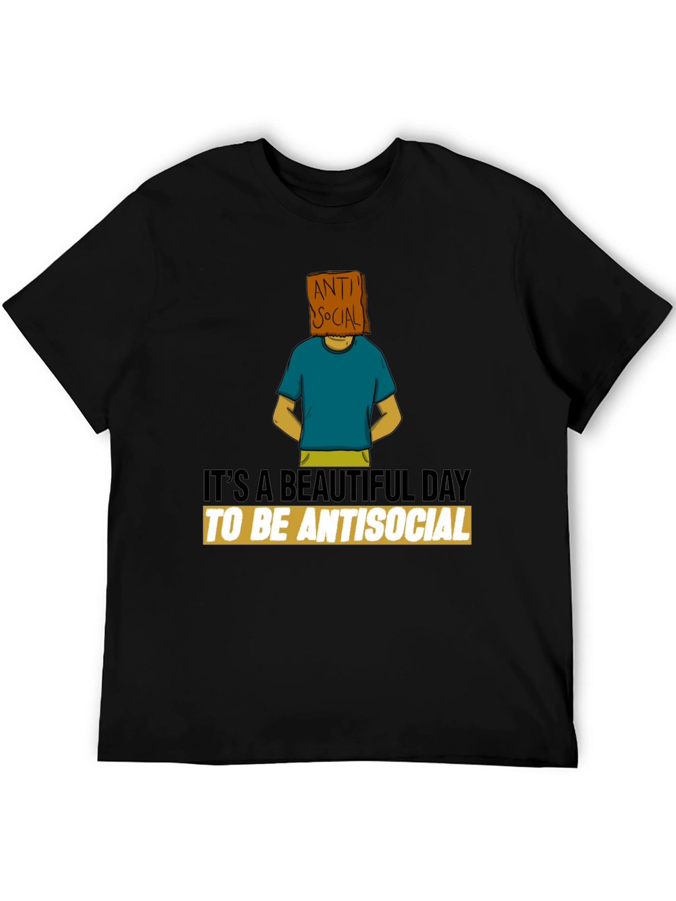 Antisocial Graphic Tee - Unique Design