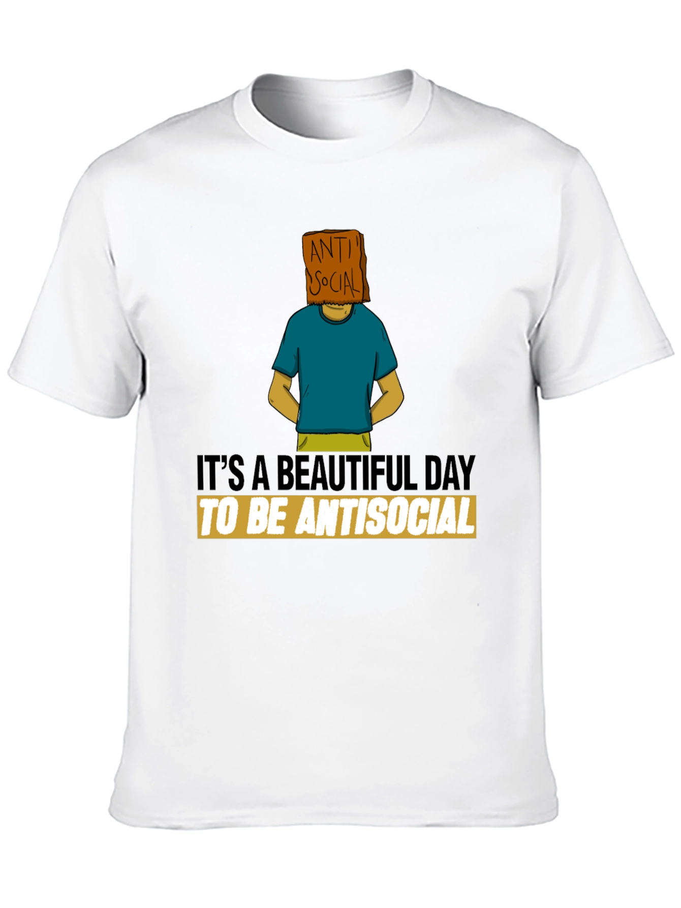 Antisocial Graphic Tee - Unique Design