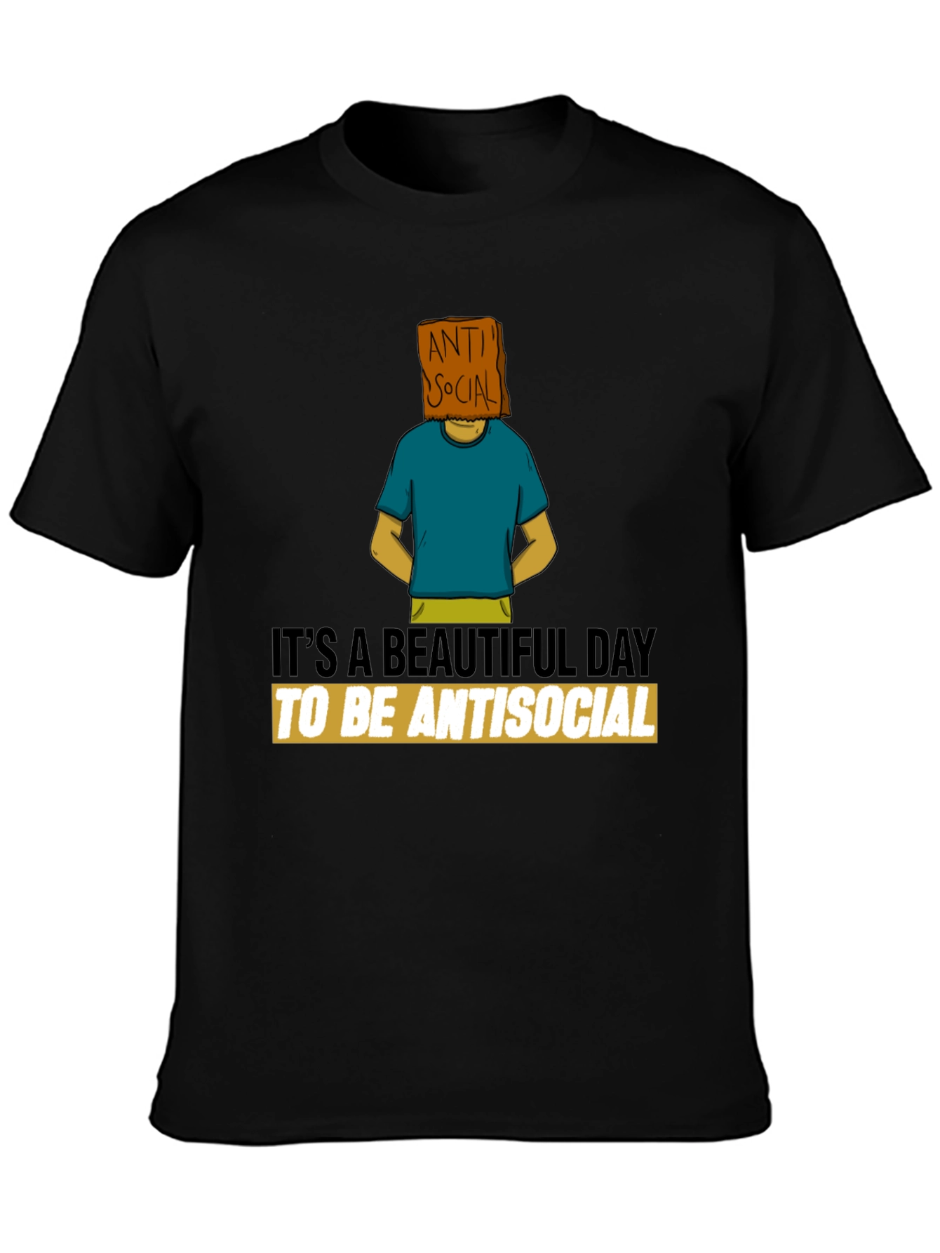 Antisocial Graphic Tee - Unique Design
