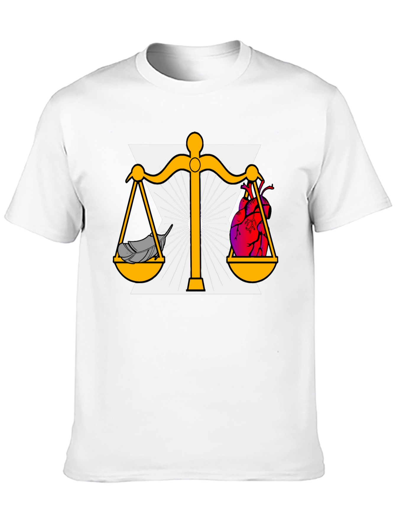 Heart vs. Mind Balance Graphic T-Shirt