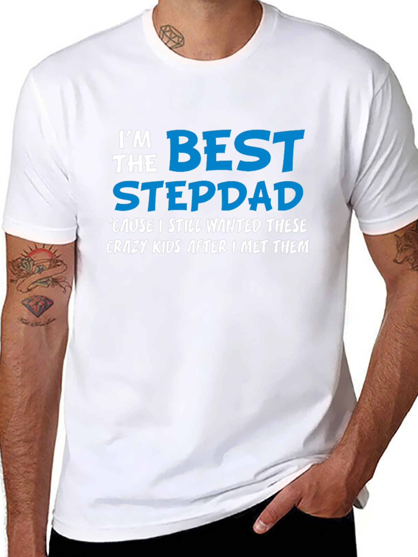 Best Stepdad T-Shirt - Crazy Kids Appreciation!