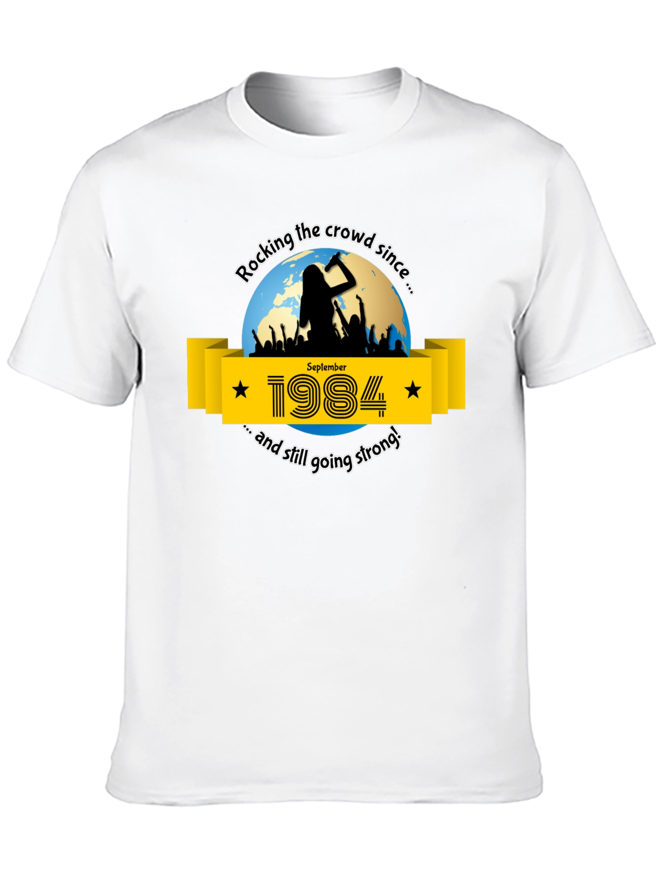 Rocking Since 1984 Black T-Shirt