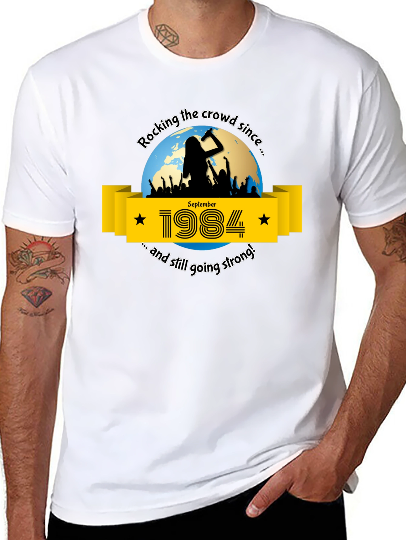 Rocking Since 1984 Black T-Shirt