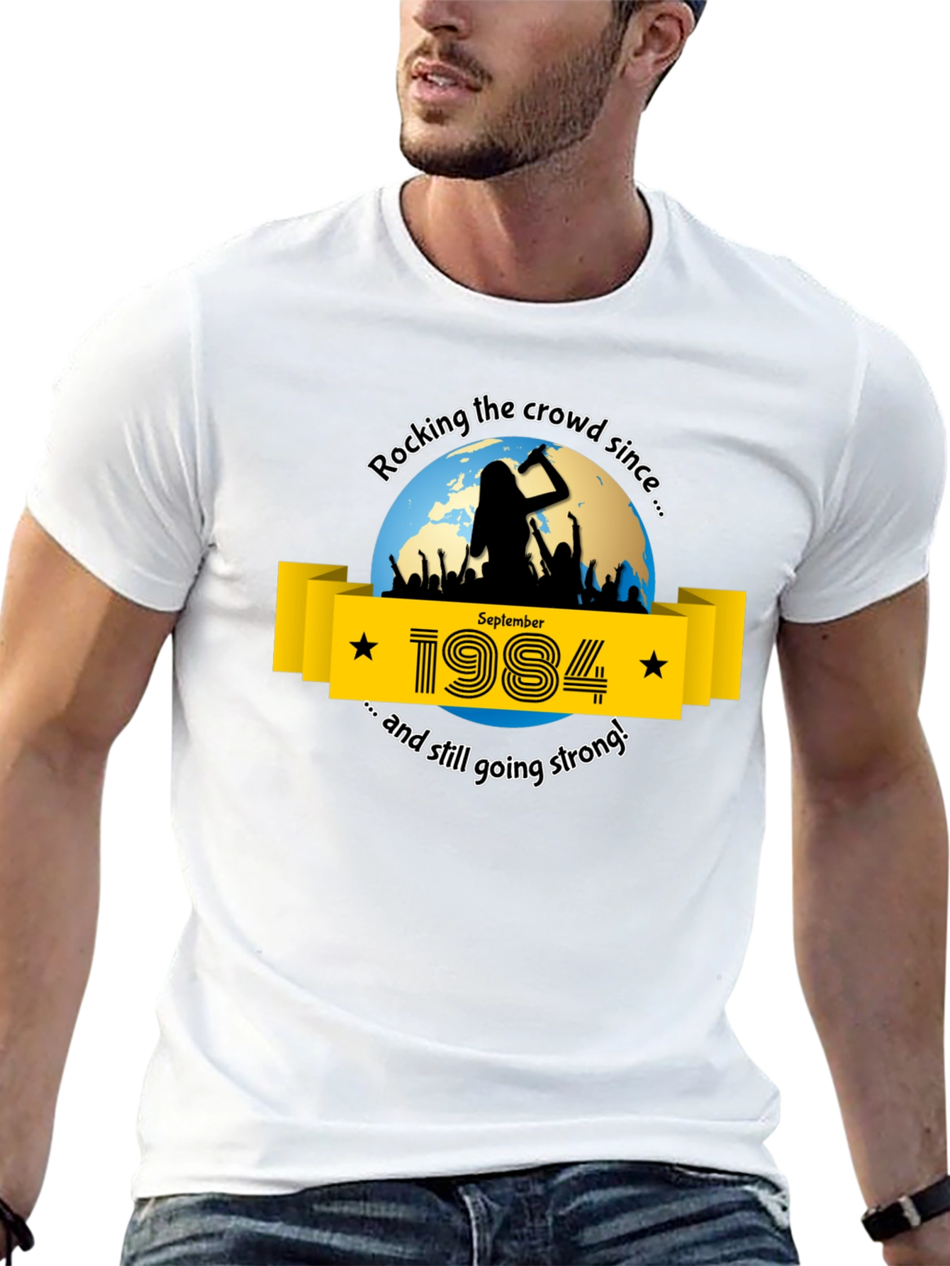 Rocking Since 1984 Black T-Shirt