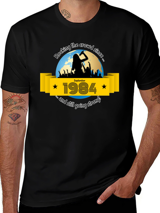Rocking Since 1984 Black T-Shirt