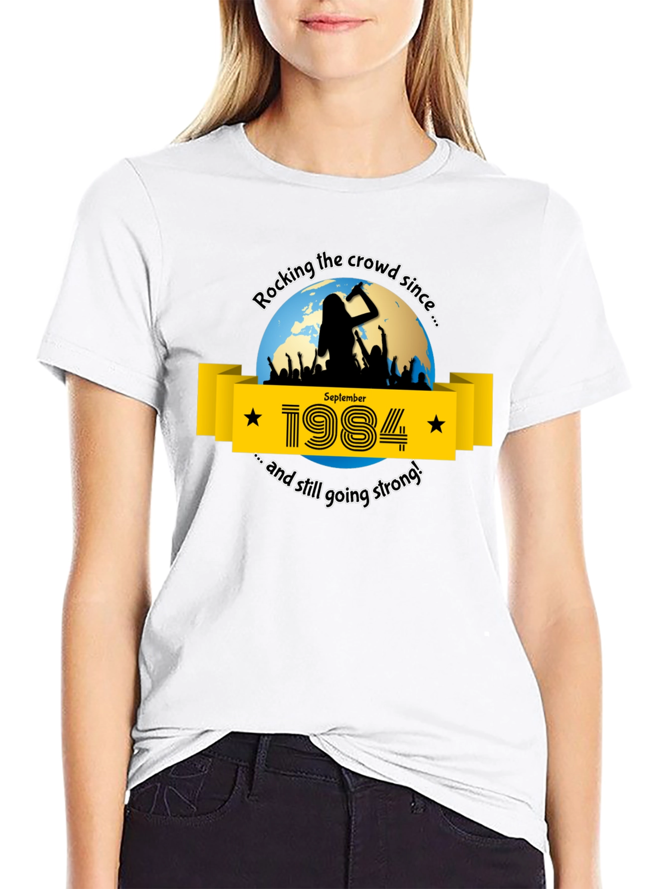 Rocking Since 1984 Black T-Shirt